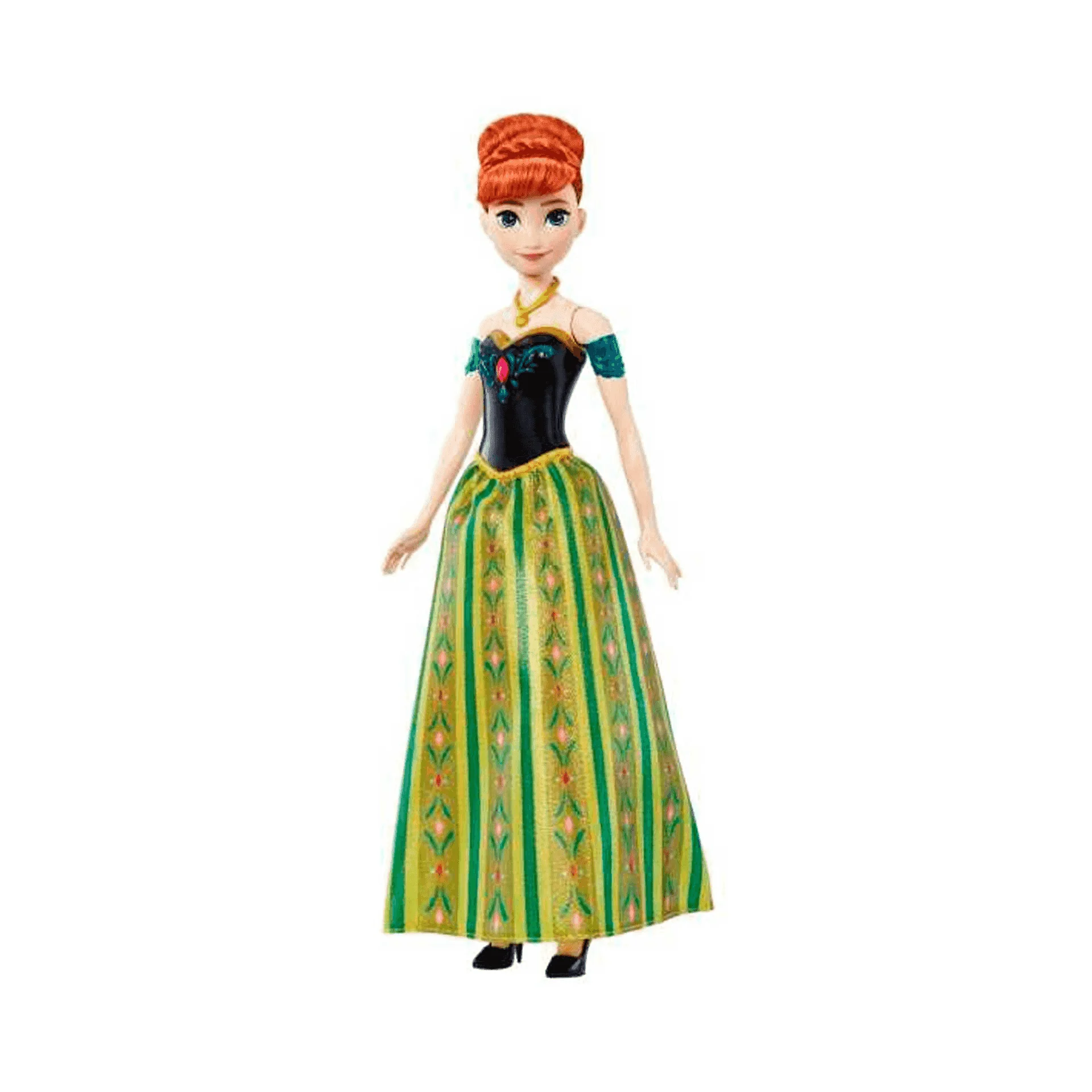 Disney Frozen Anna musical Muñeca que canta al presionar un botón, juguete +3 años