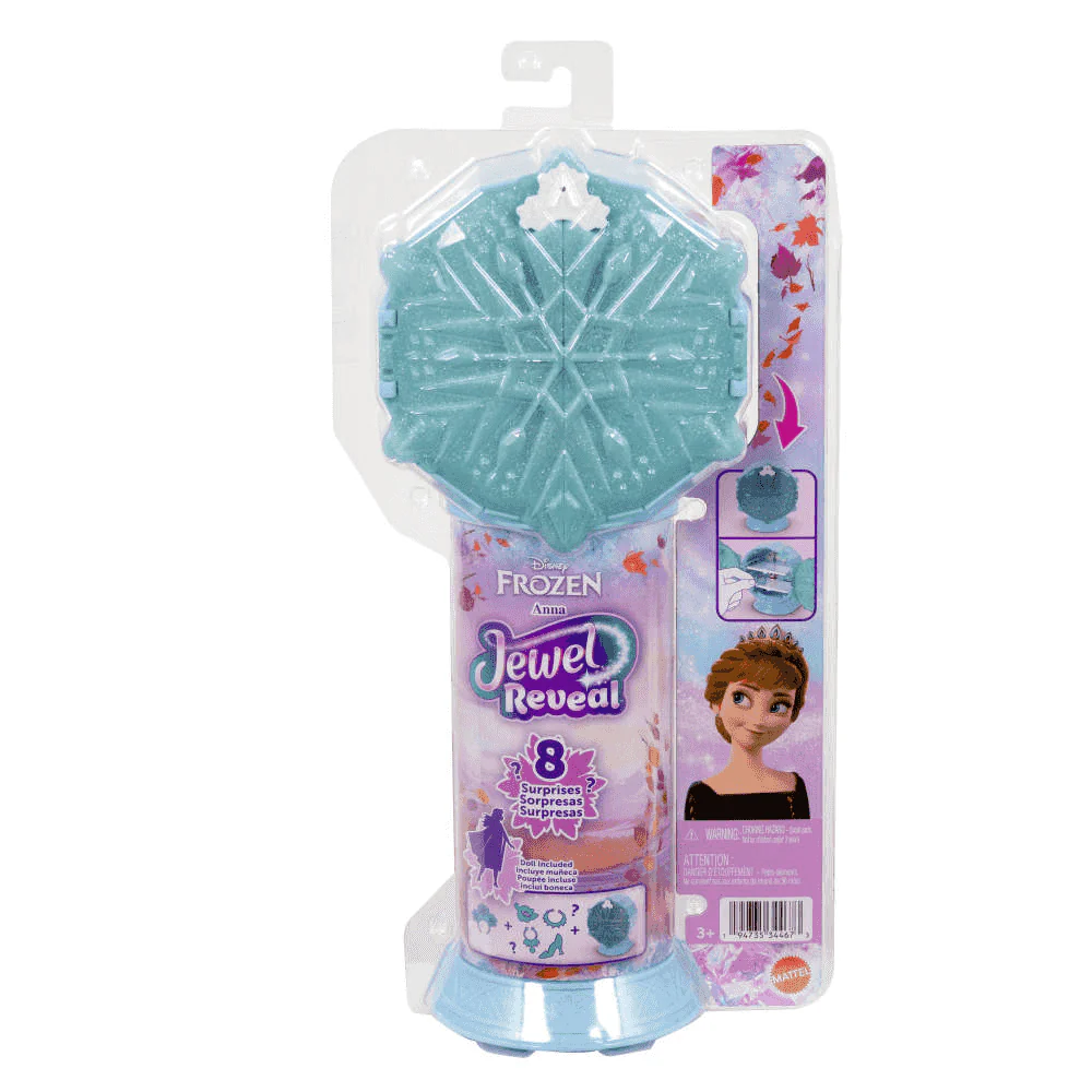 Disney Frozen Jewel Reveal Muñeca Anna con Accesorios Sorpresa - Image 6