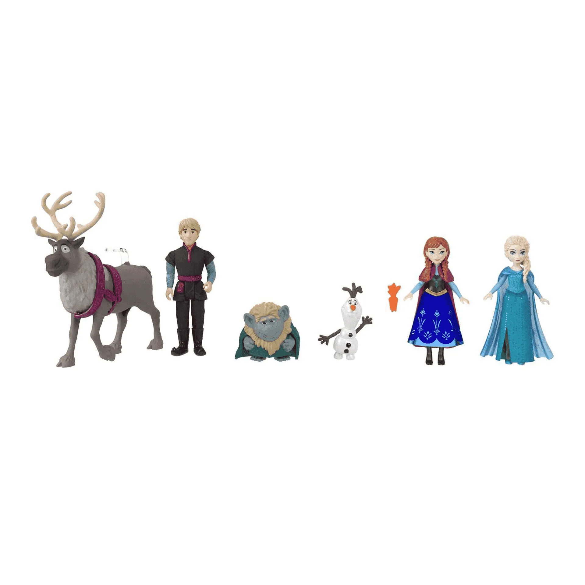 Disney Frozen Minis Pack 6 figuras Muñecos con caja set de juego juguete 3 años (Mattel HLX04) - Image 2