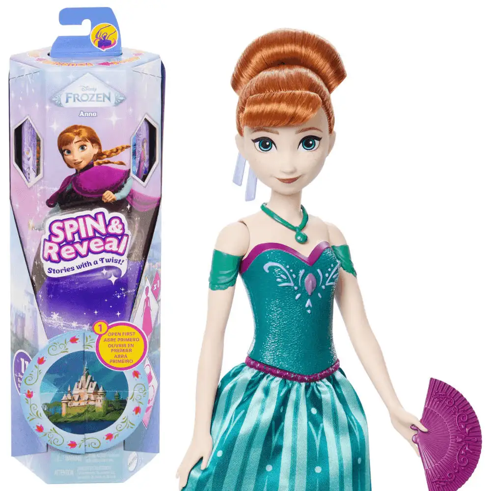 Disney Frozen Spin & Reveal Anna - Juguete de Disney Frozen
