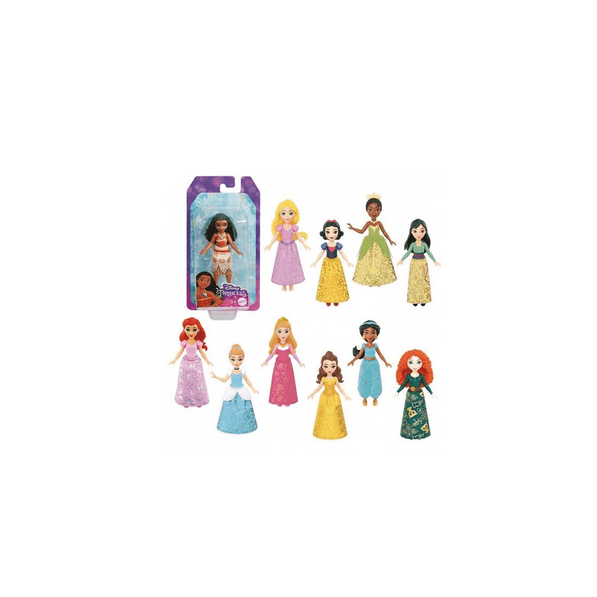 Disney Princesas Muñecas pequeñas 3 años