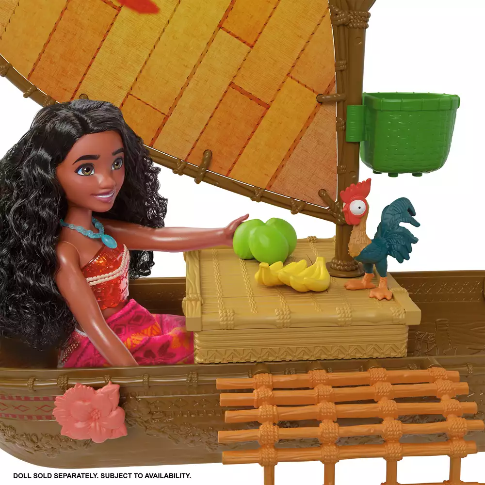Disney Vaiana Canoa de Aventurera Oceánica Conjunto de Juego - Image 2