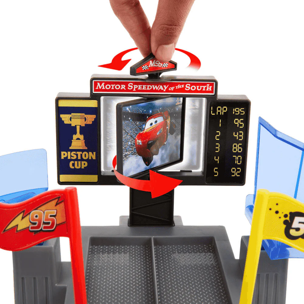 Disney y Pixar Cars Pista de Carreras Acrobáticas Copa Pistón Conjunto de Juego - Image 4