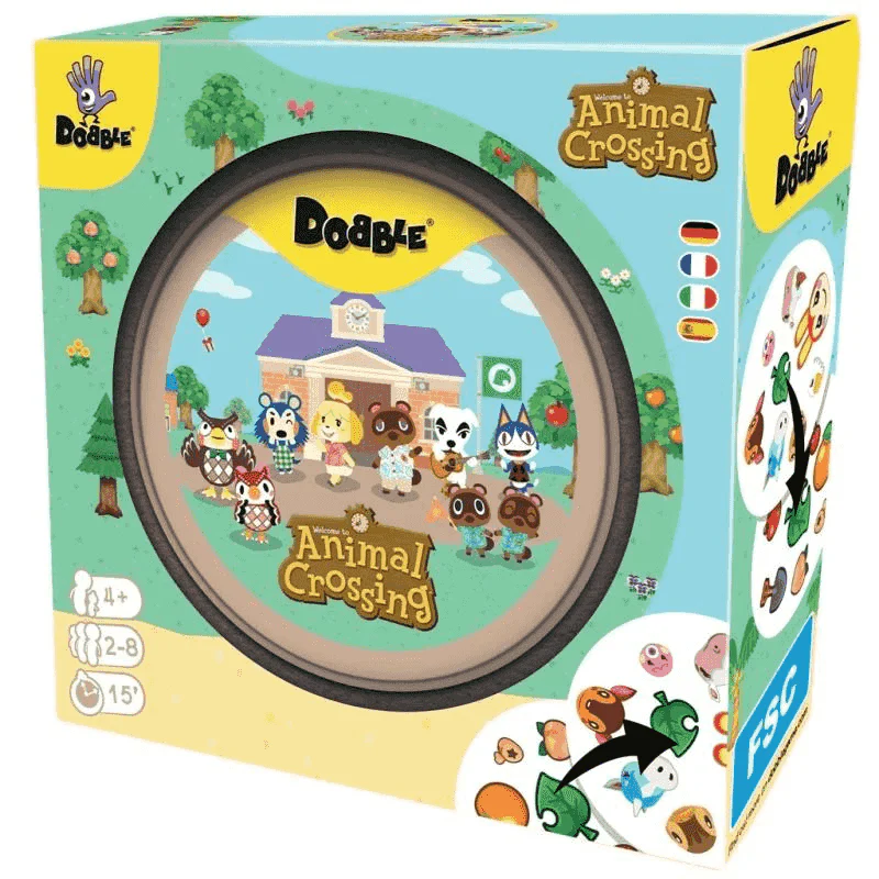 Dobble Animal Crossing – Juego de Cartas de Observación y Velocidad