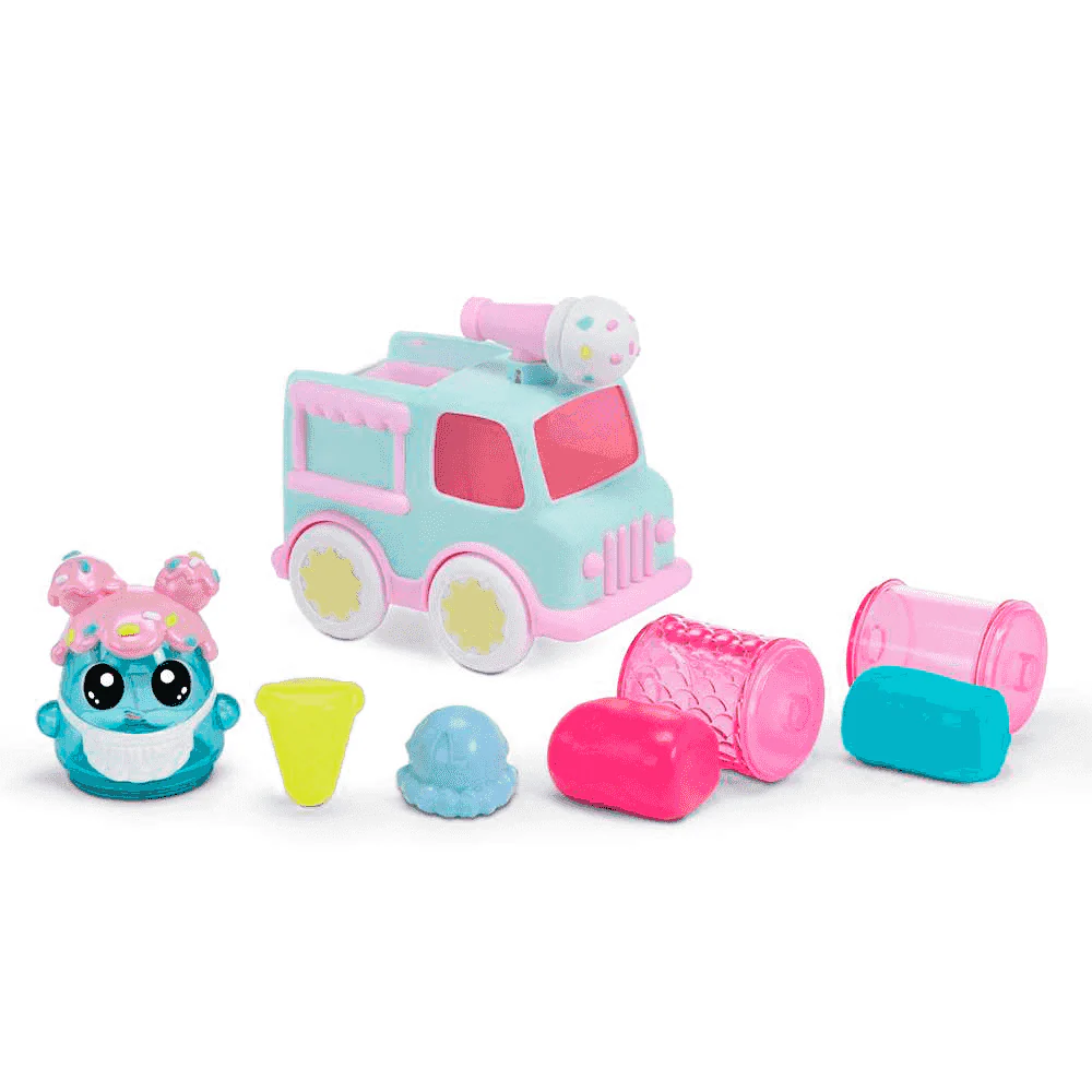 Dohkins Camión de Helados con Repostera y Plastilina que No se Seca Playset Creativo - Image 4