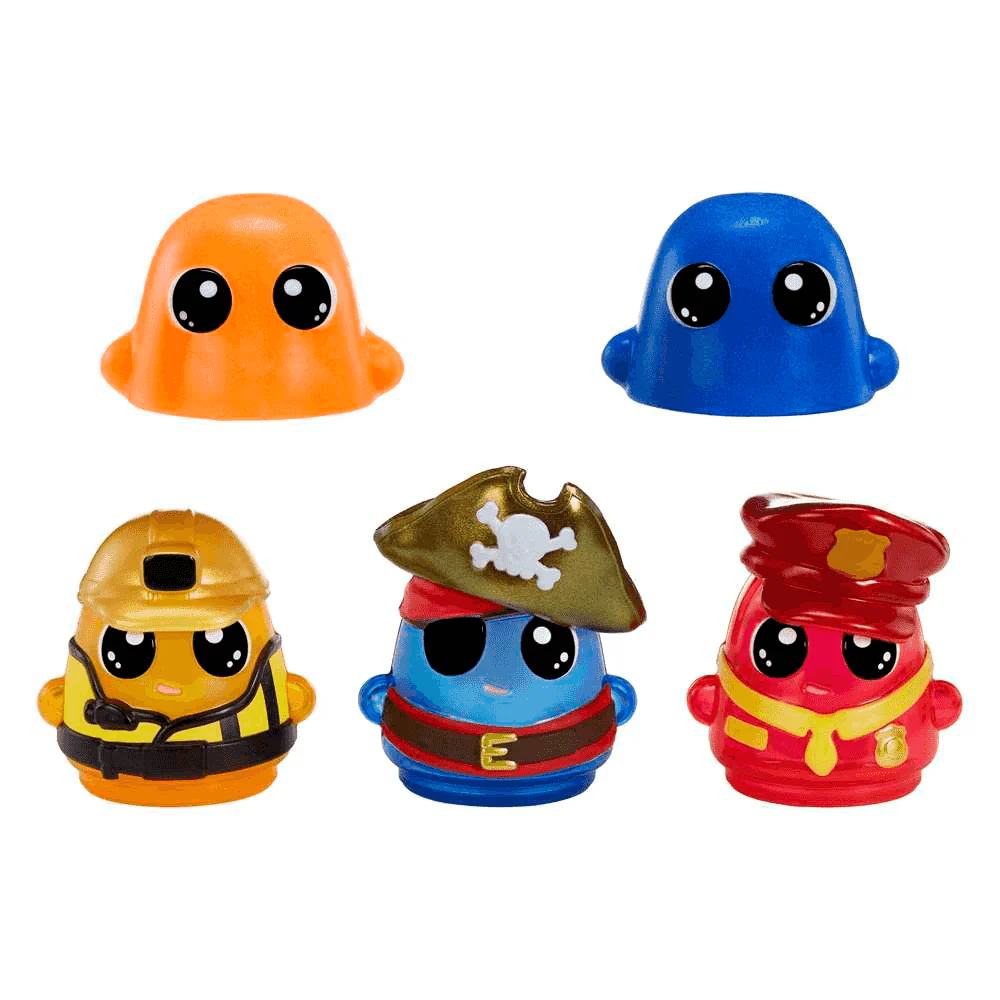 Dohkins Pack Fantasía con Moldes de Policía, Bombero y Superhéroe y Plastilina que No se Seca - Image 2