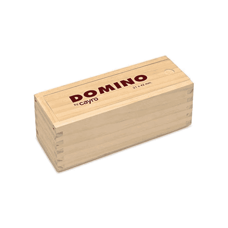 Dominó de Metacrilato en Caja de Madera - Cayro