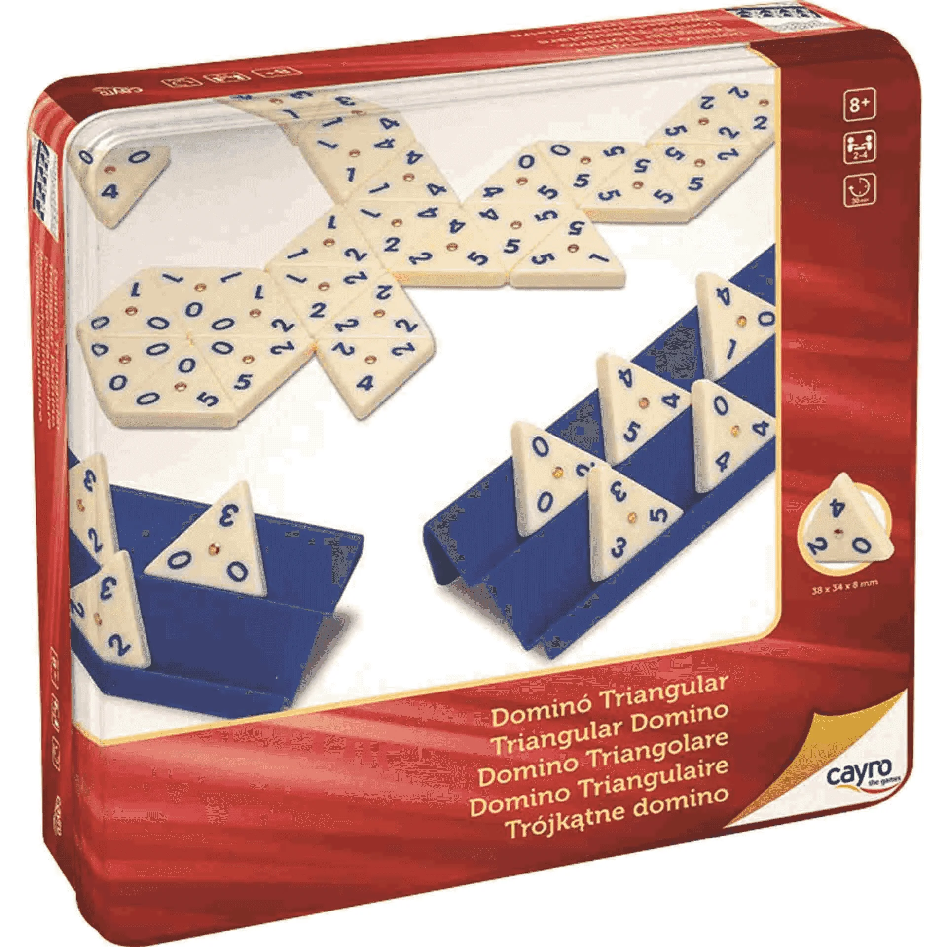 Dominó Triangular Metal Box