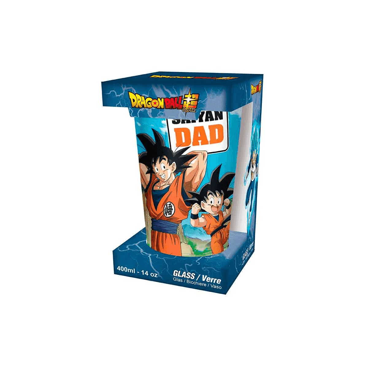 DRAGON BALL SUPER Vaso Super Saiyan Dad de 400 ml