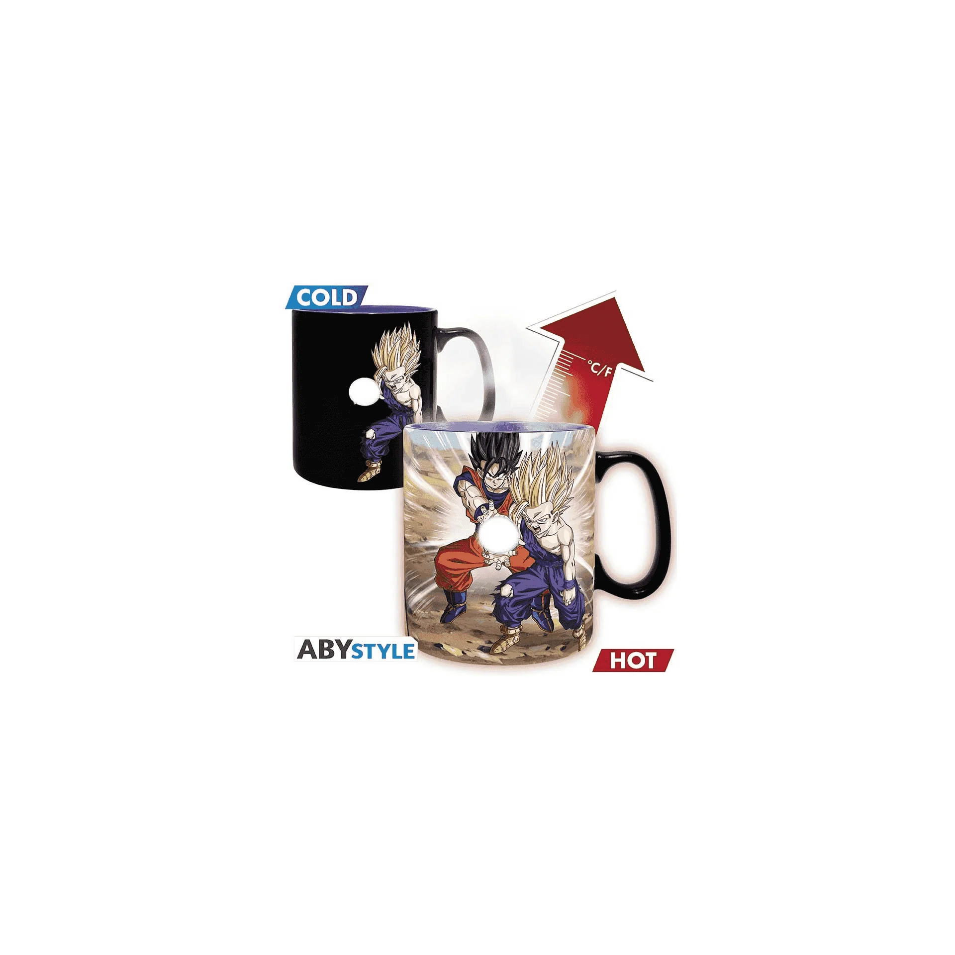 Dragon Ball Taza Mágica cambia de color  460 ml