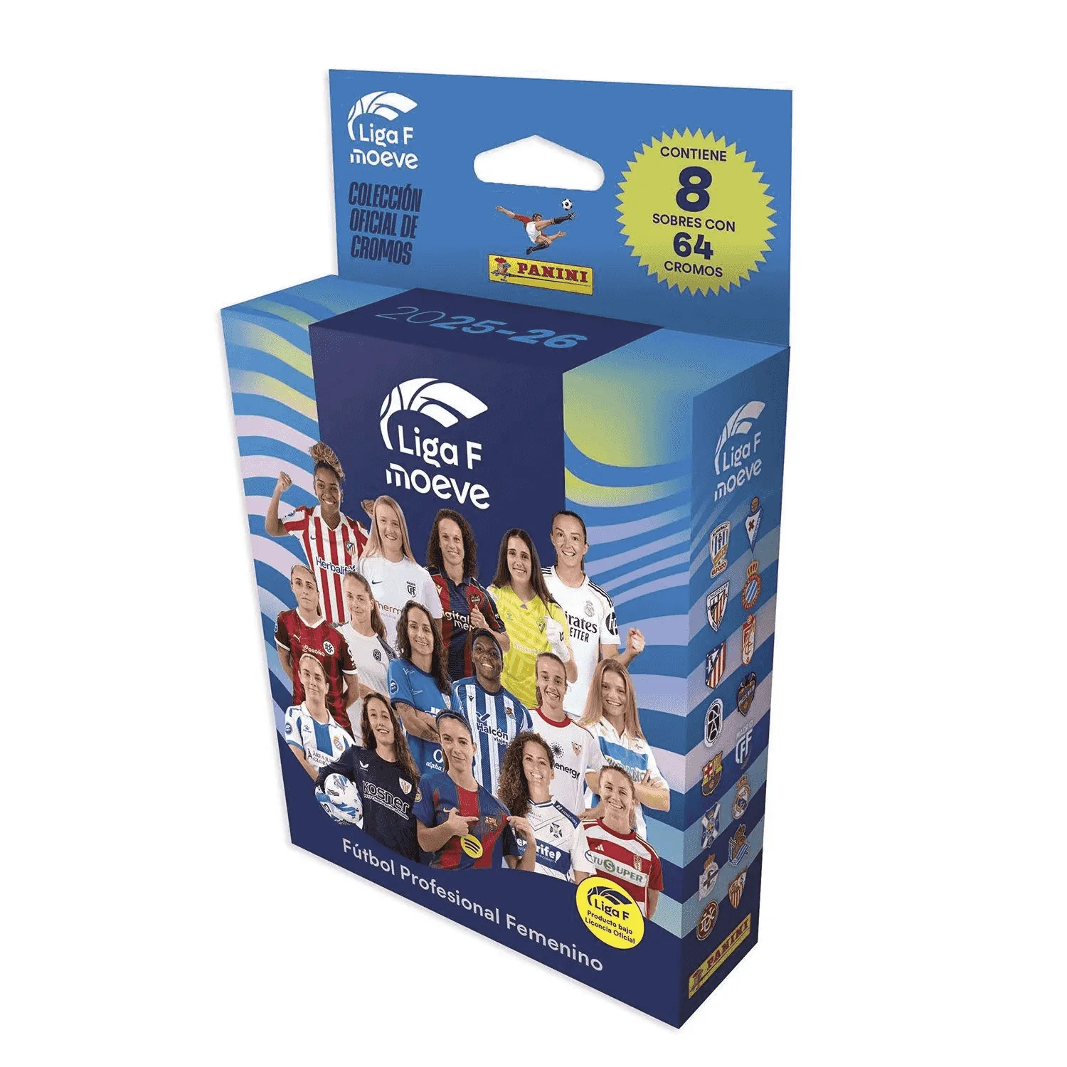 Ecoblíster 8 Sobres Liga Femenina 2025-2026 – Panini