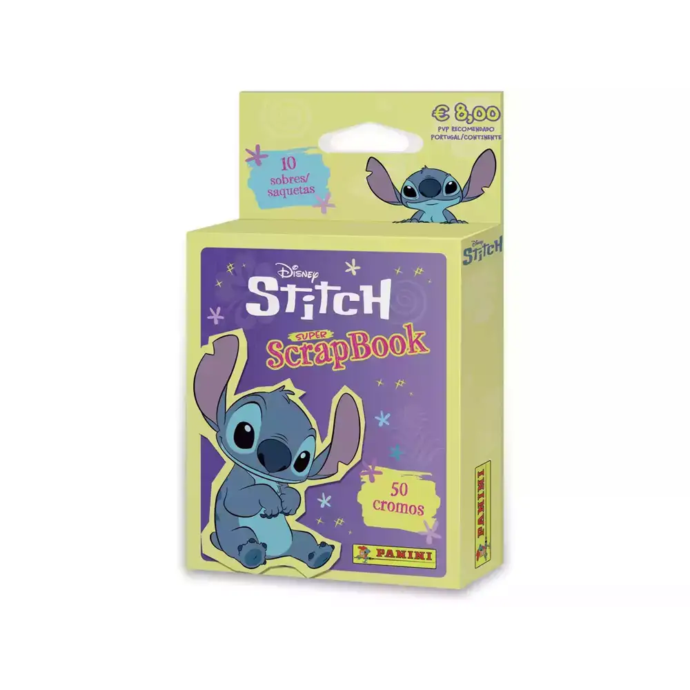 Ecoblíster Stitch 2025 – 10 sobres coleccionables