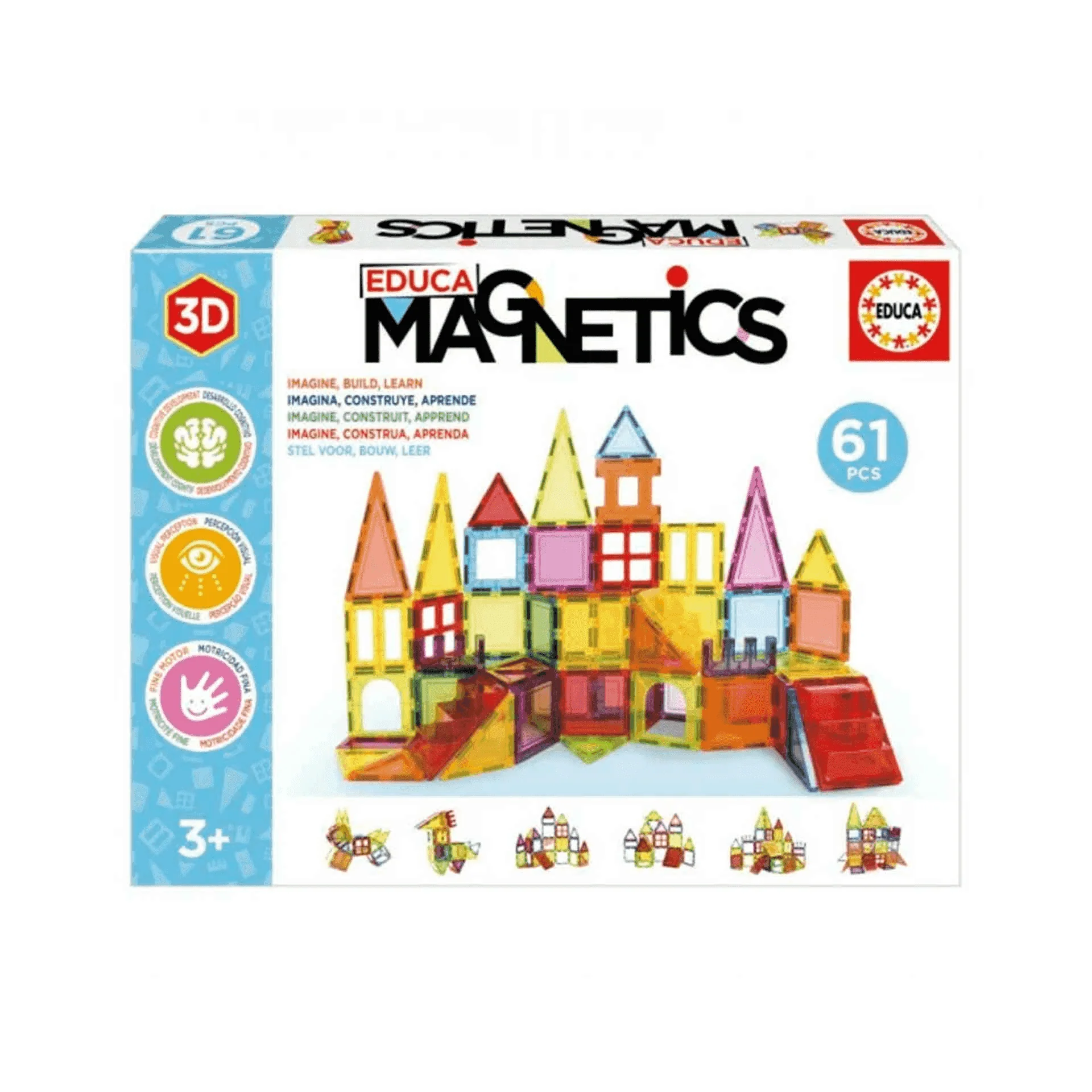 Educa Juguete de Aprendizaje Educa Magnetics 61 Piezas
