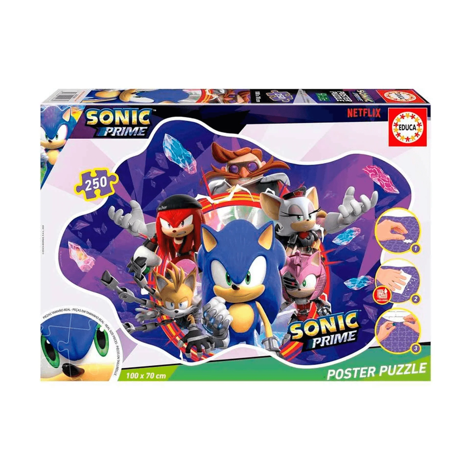Educa Puzzle 250 Sonic Prime 'Poster Puzzle'