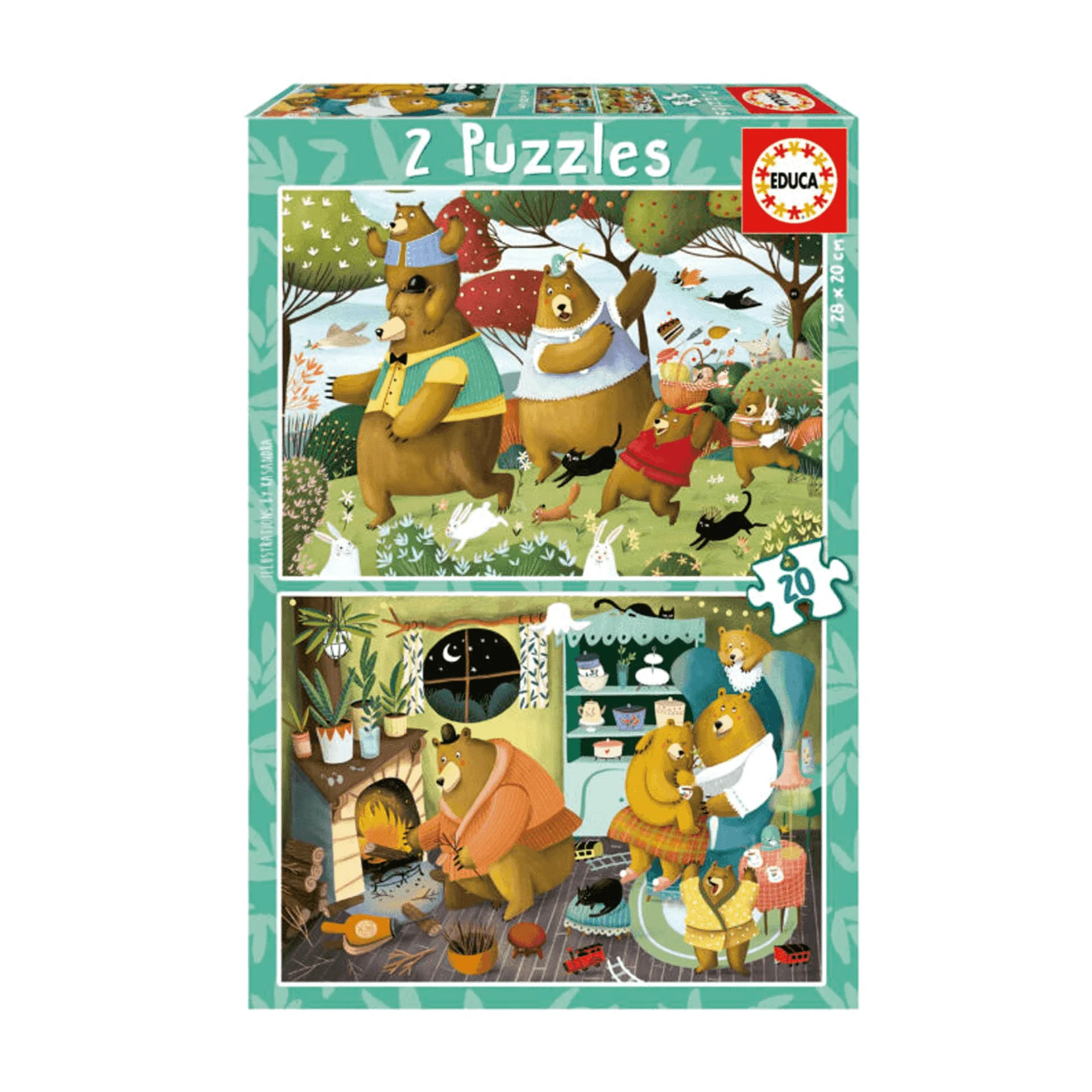 Educa Puzzle 2X20 Cuentos Del Bosque