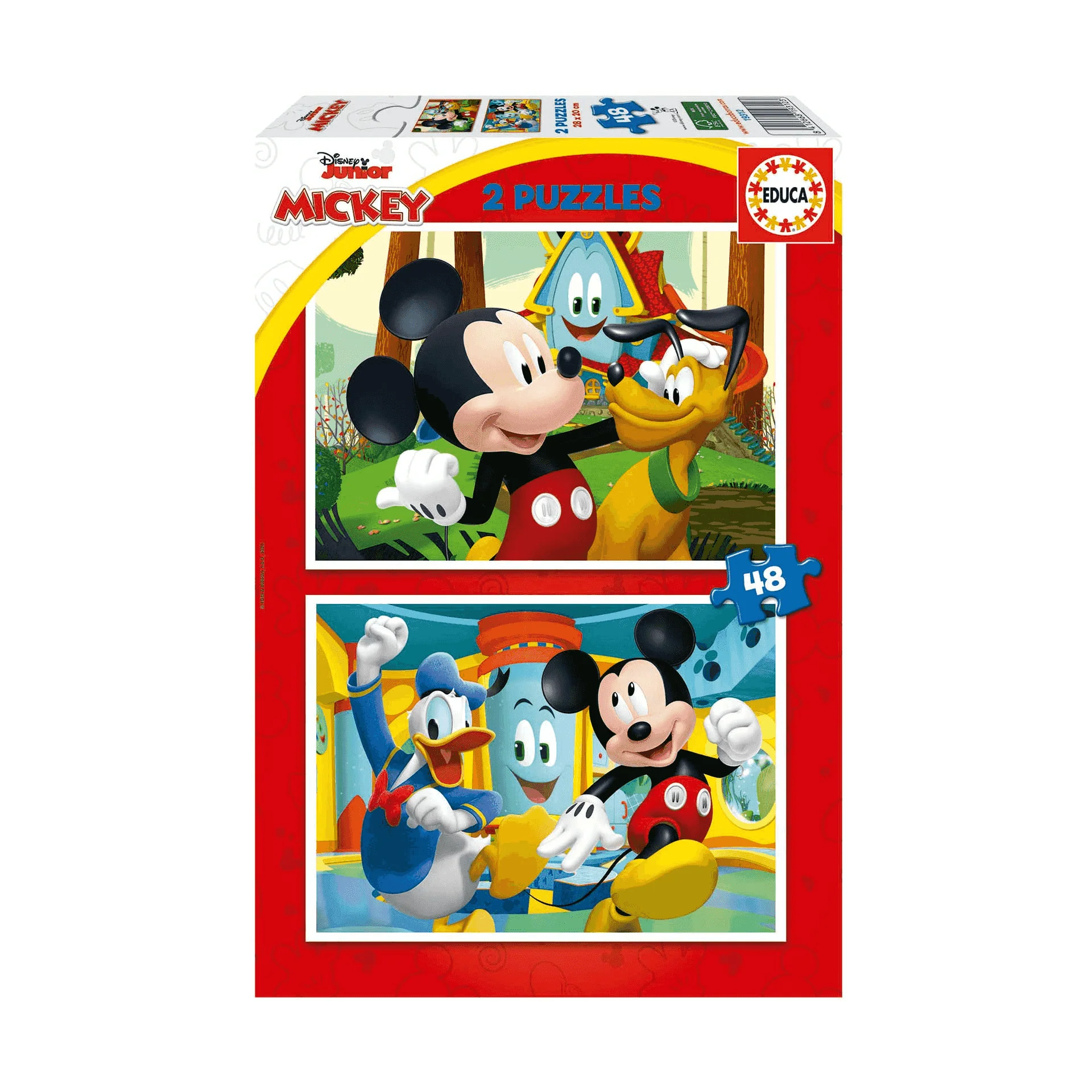 Educa Puzzle 2X48 Mickey Mouse Fun House