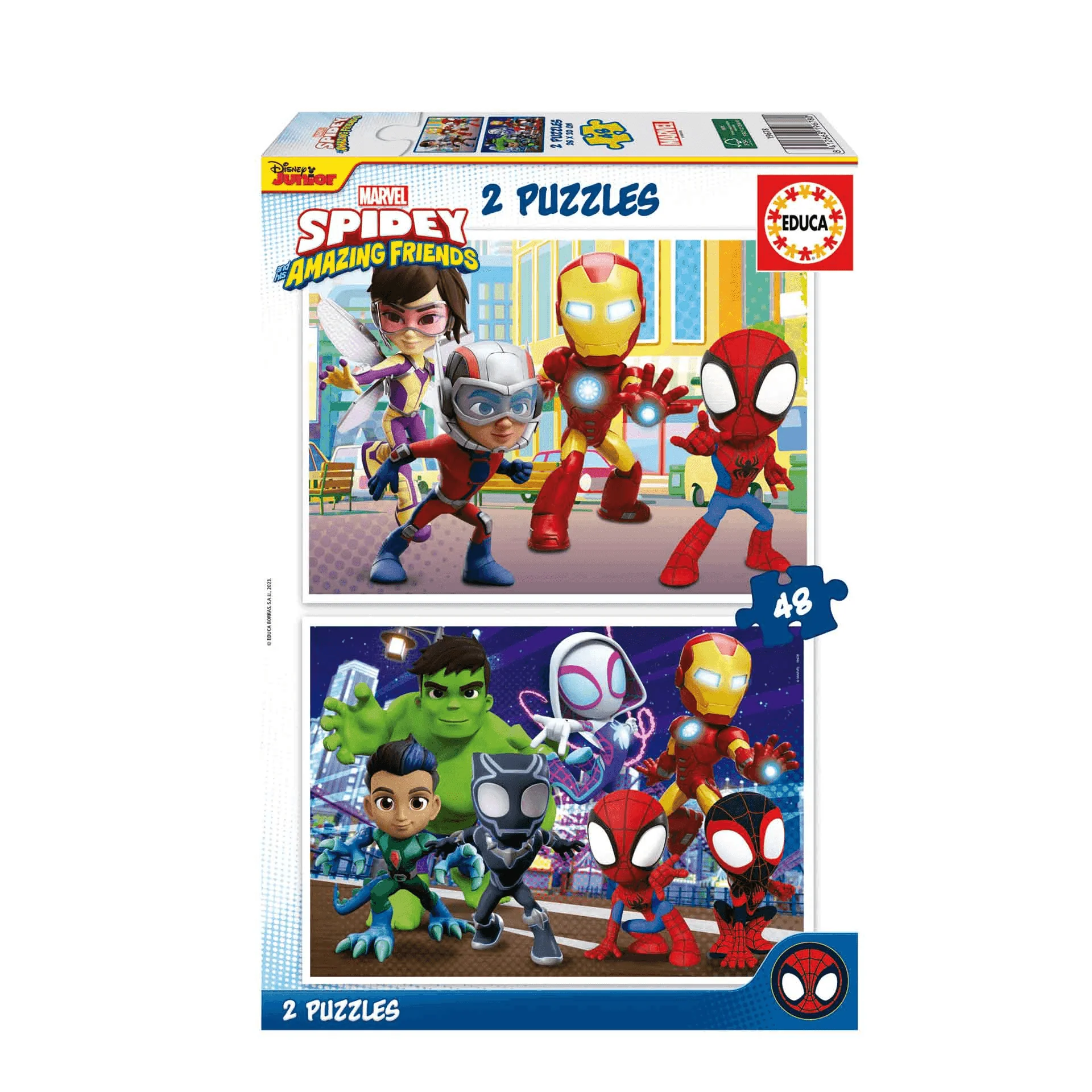 Educa Puzzle 2X48 Spidey & His Amazing Friends
