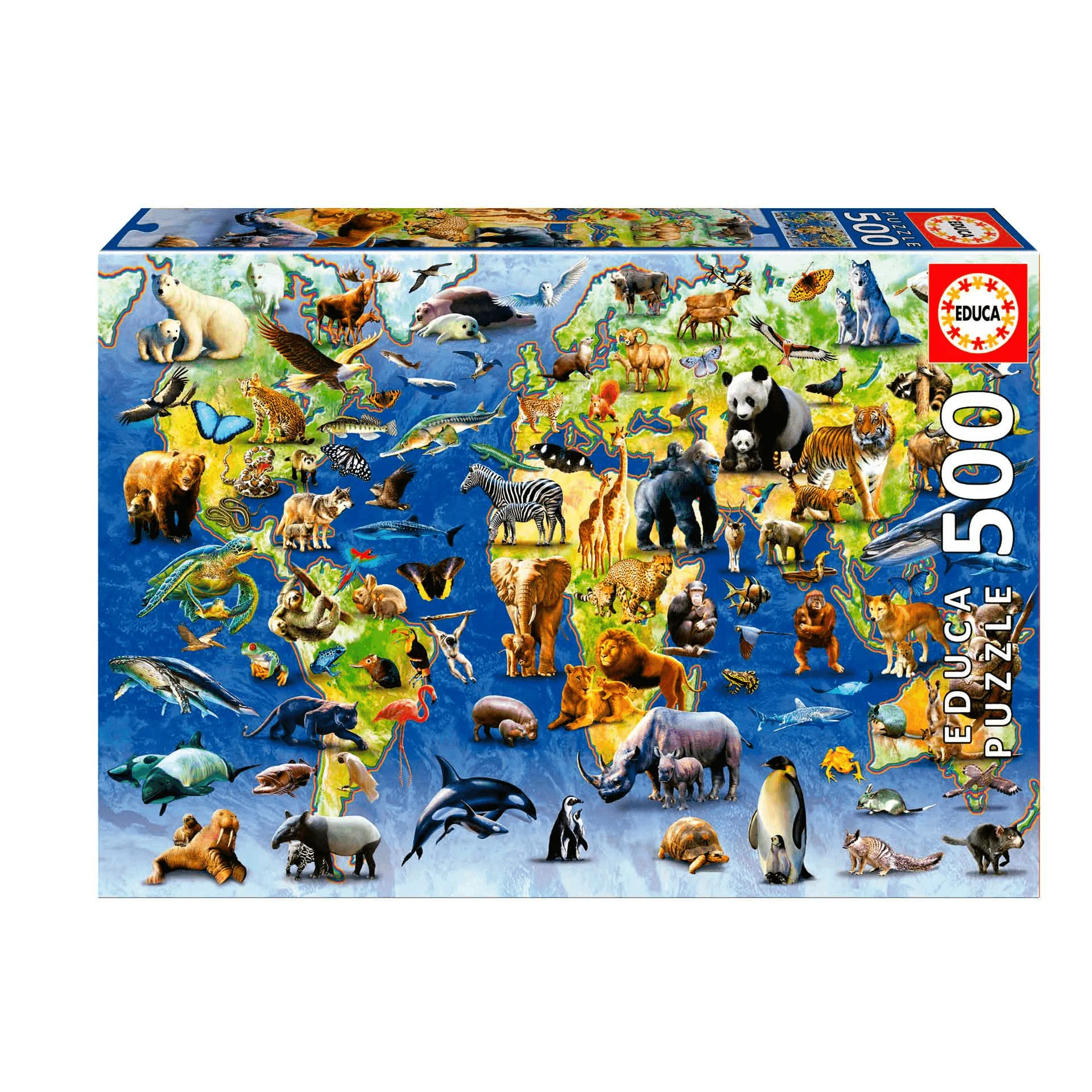 Educa Puzzle 500 Especies En Peligro De Extincion