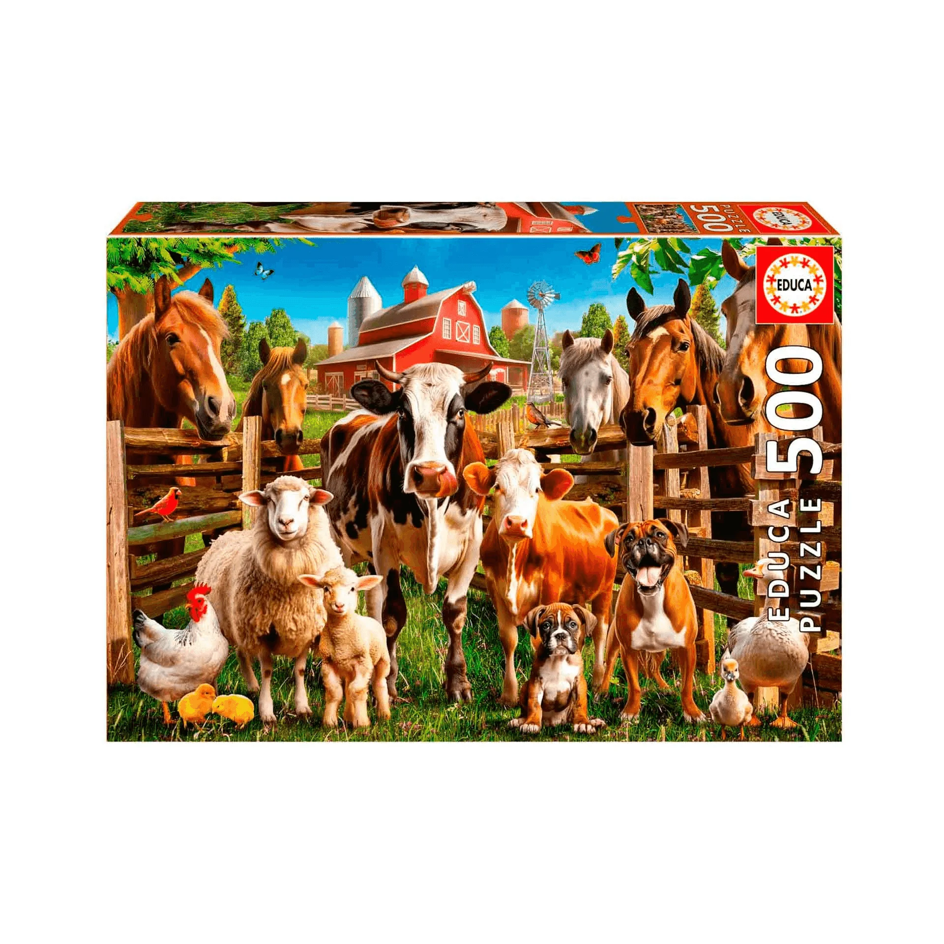 Educa Puzzle 500 Los Traviesos De La Granja