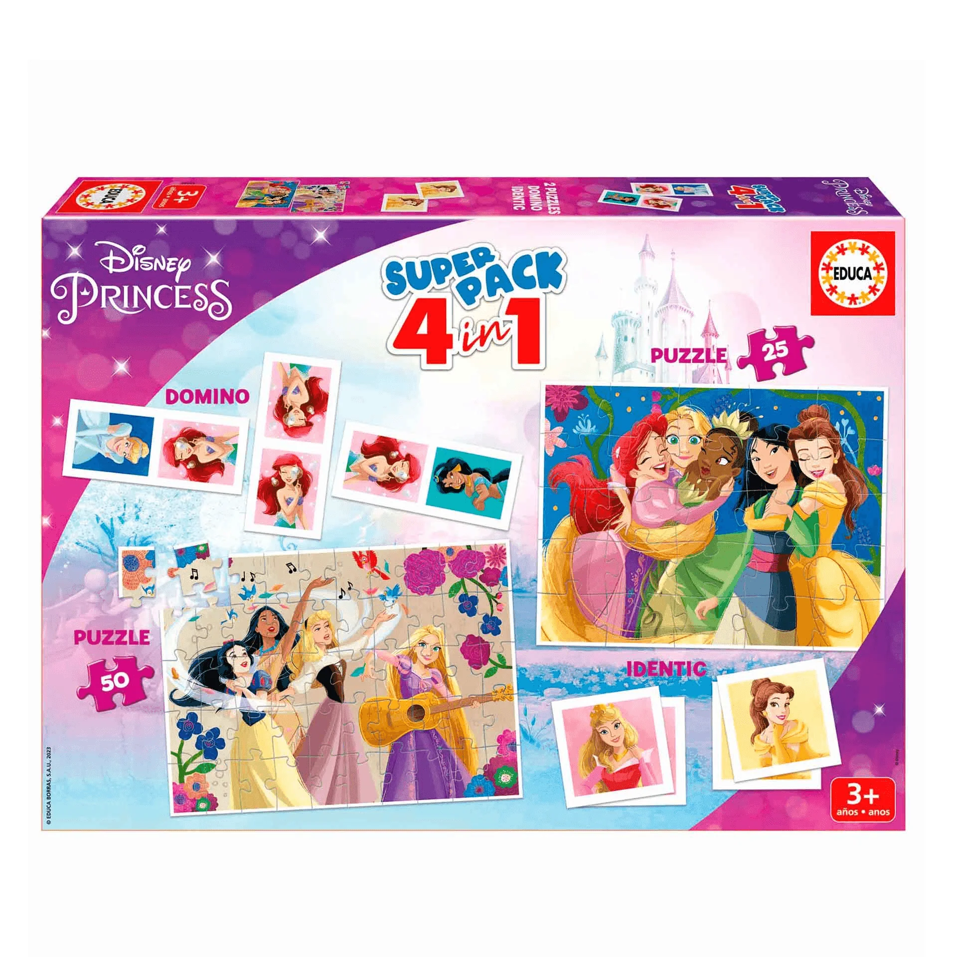 Educa Puzzle Superpack Disney Princess