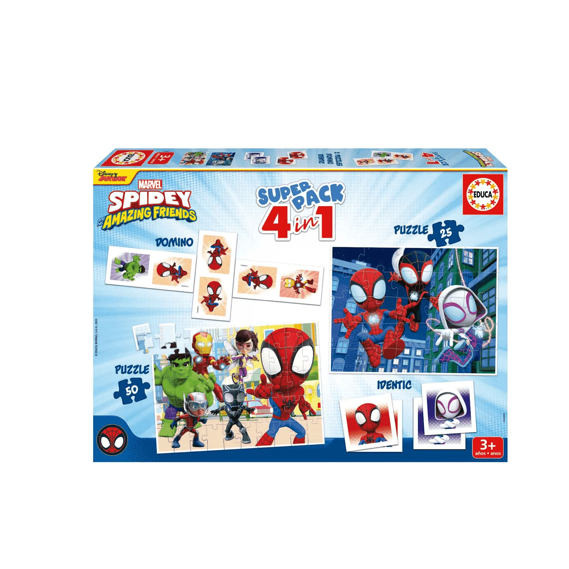 Educa Puzzle Superpack Spidey & His Amazing Friends