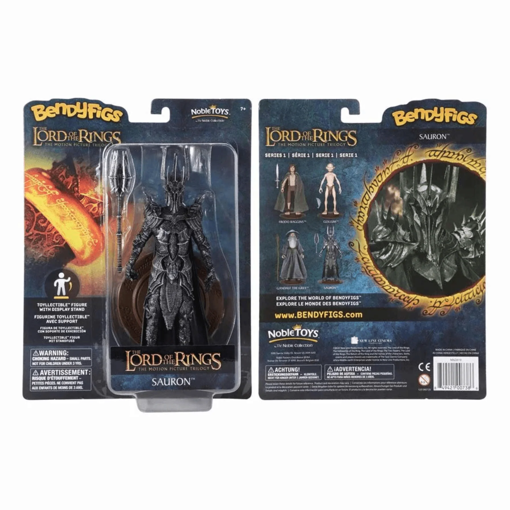 El Señor de los Anillos Figura Maleable Bendyfigs Sauron 19 cm - Image 2
