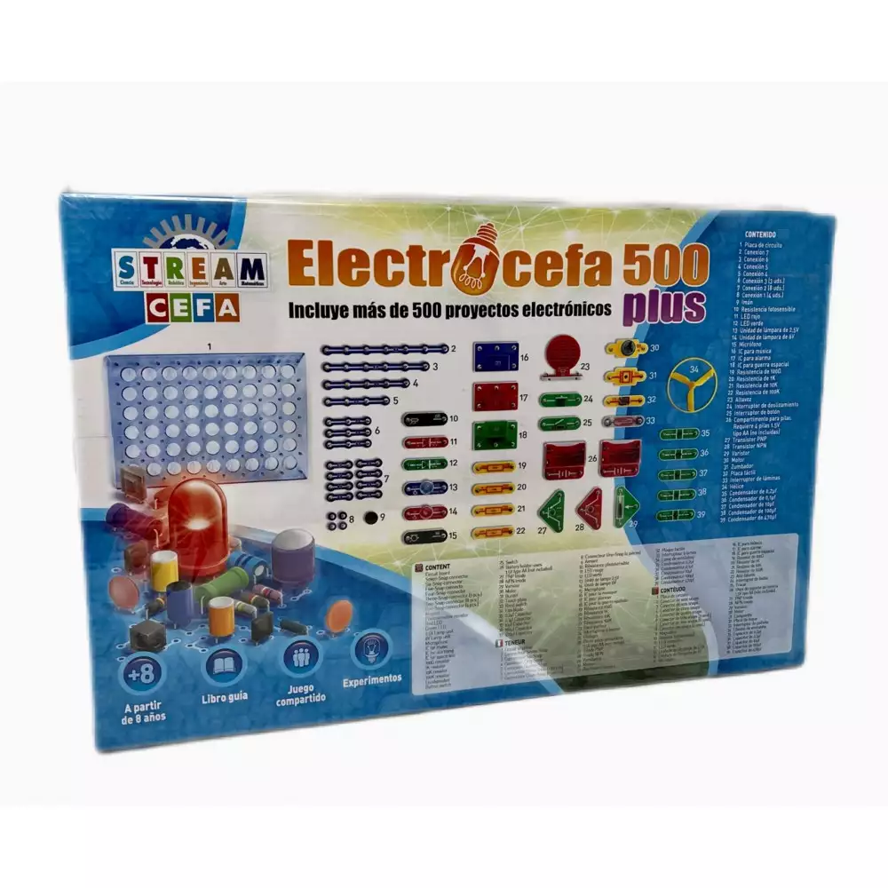 Electrocefa 500 Plus – Kit electrónico educativo - Image 4