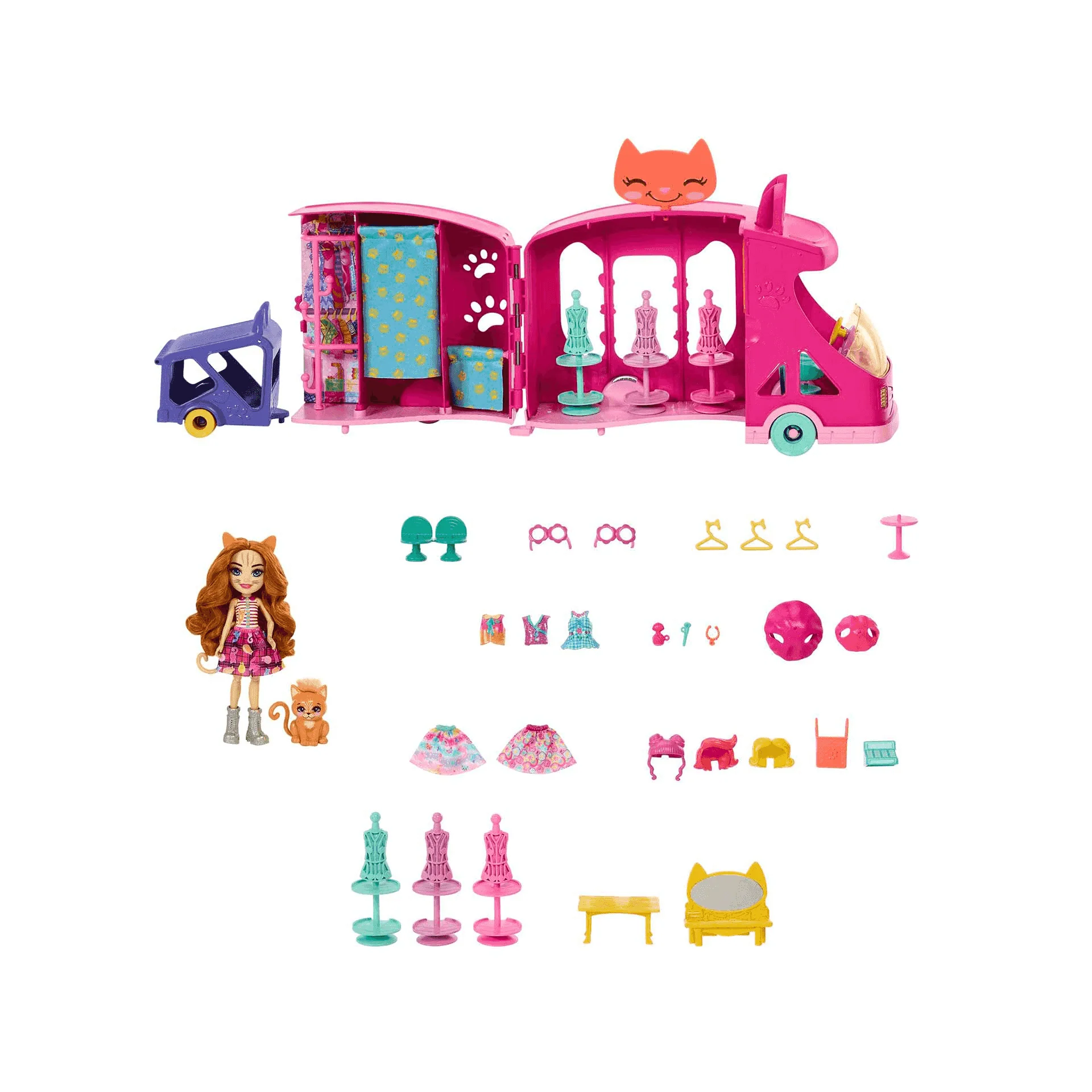 Enchantimals Camión de Moda de Gato - Image 3