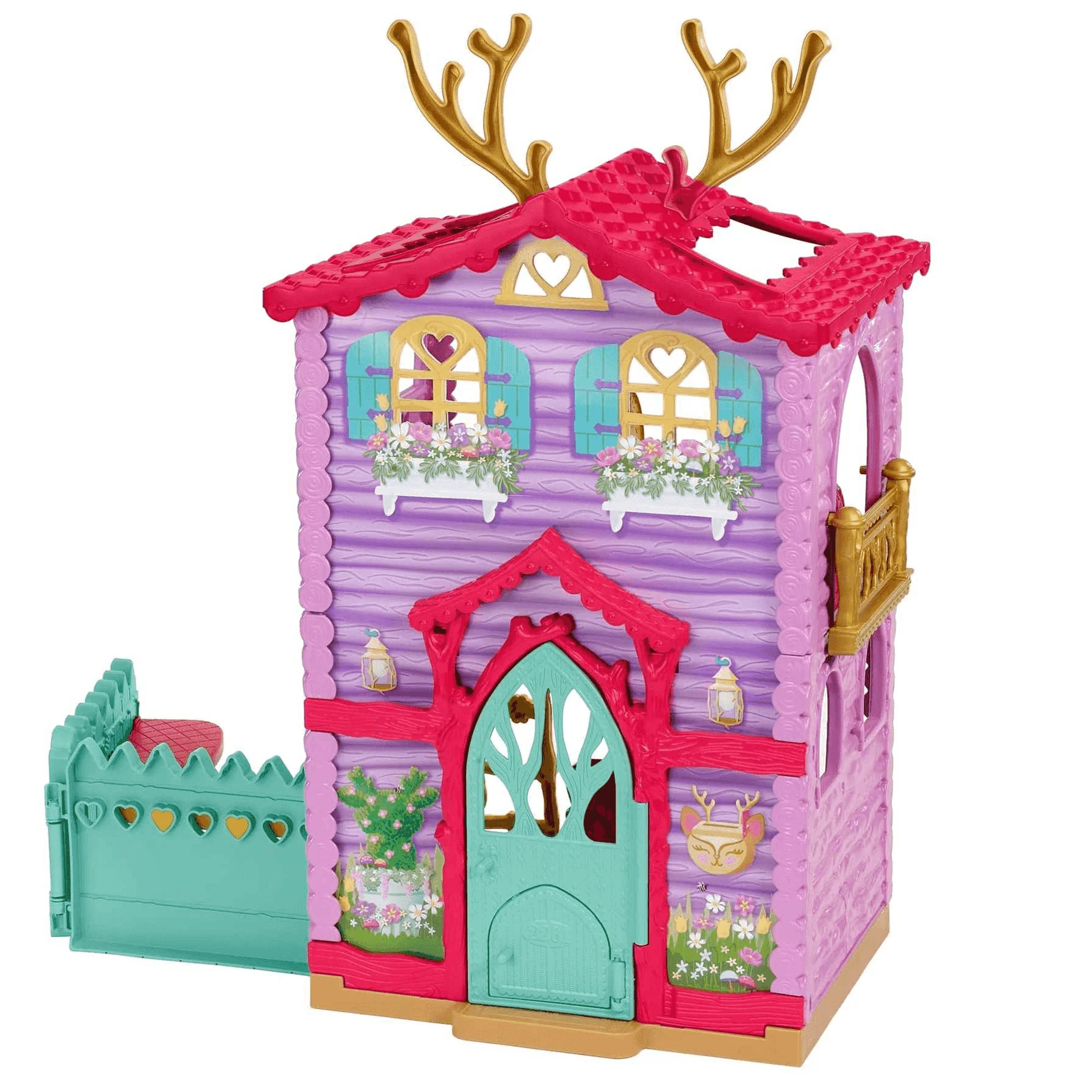 Enchantimals Casa Ciervo con Muñeca Danessa casa de juguete 4 años - Image 5