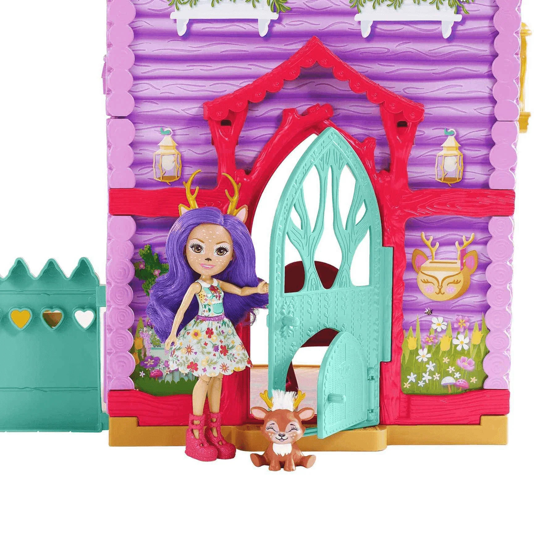 Enchantimals Casa Ciervo con Muñeca Danessa casa de juguete 4 años - Image 7