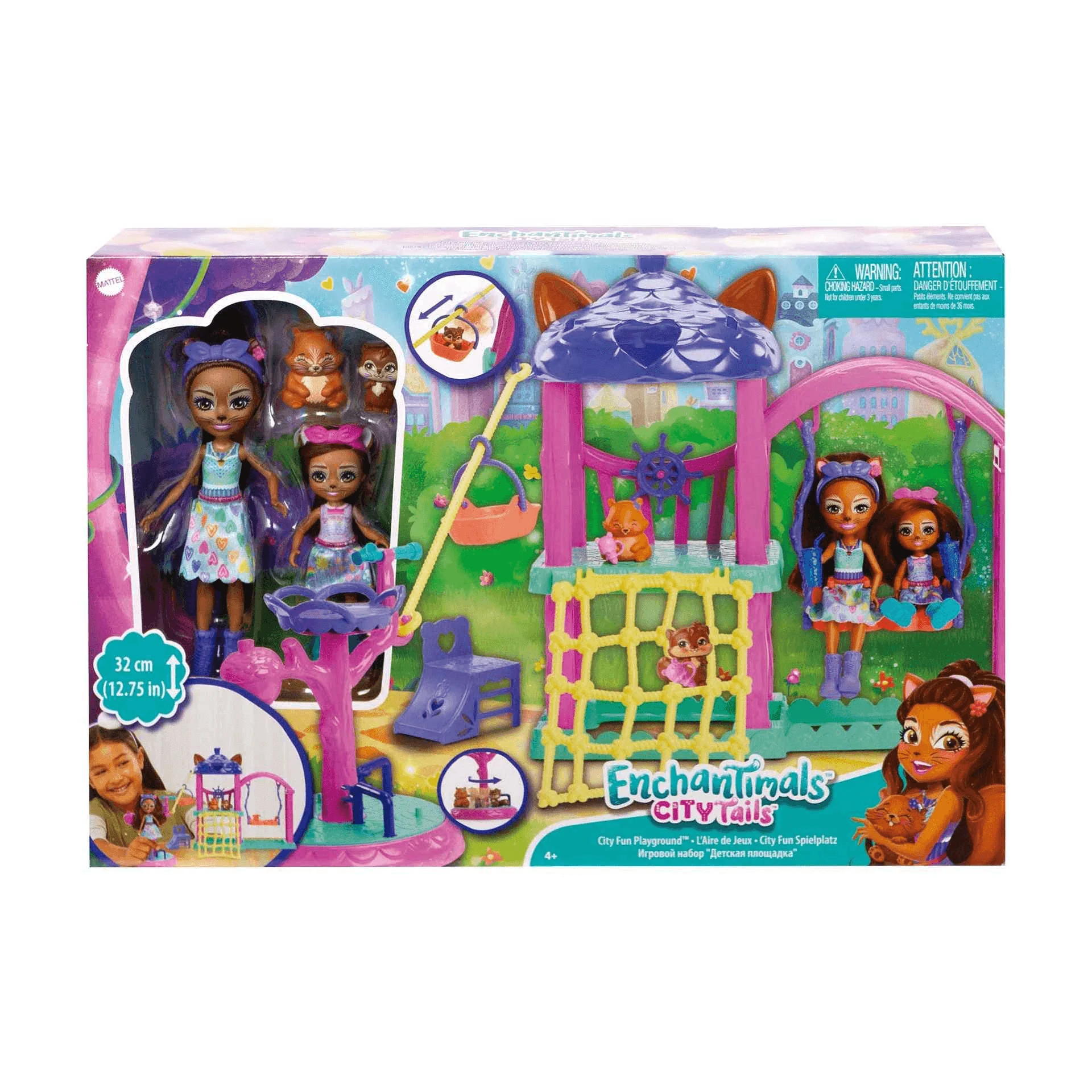 Enchantimals City Tails Parque de Juegos de Sabine Squirrel - Image 3