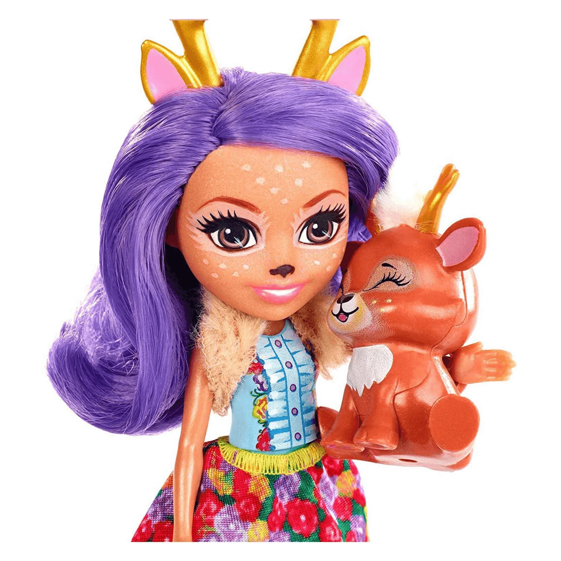 Enchantimals Muñeca Danessa Deer con mascota 4 años - Image 3