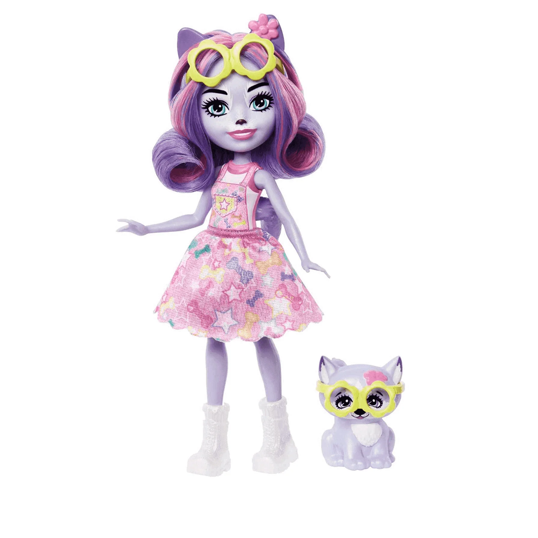 Enchantimals Muñeca Hadley Husky con Mascota 4 años