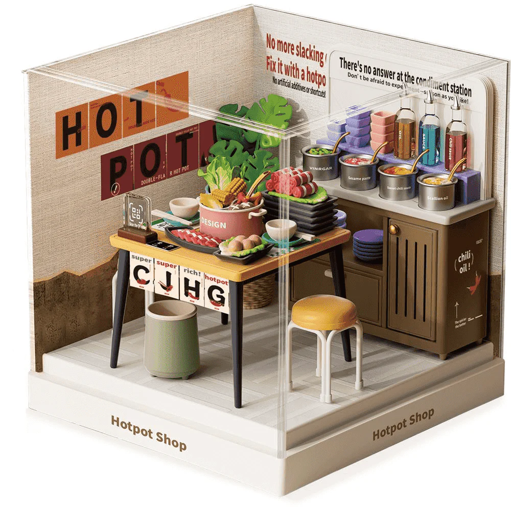 Escenarios miniatura DIY surtidos – Kits creativos de tiendas en miniatura - Image 5