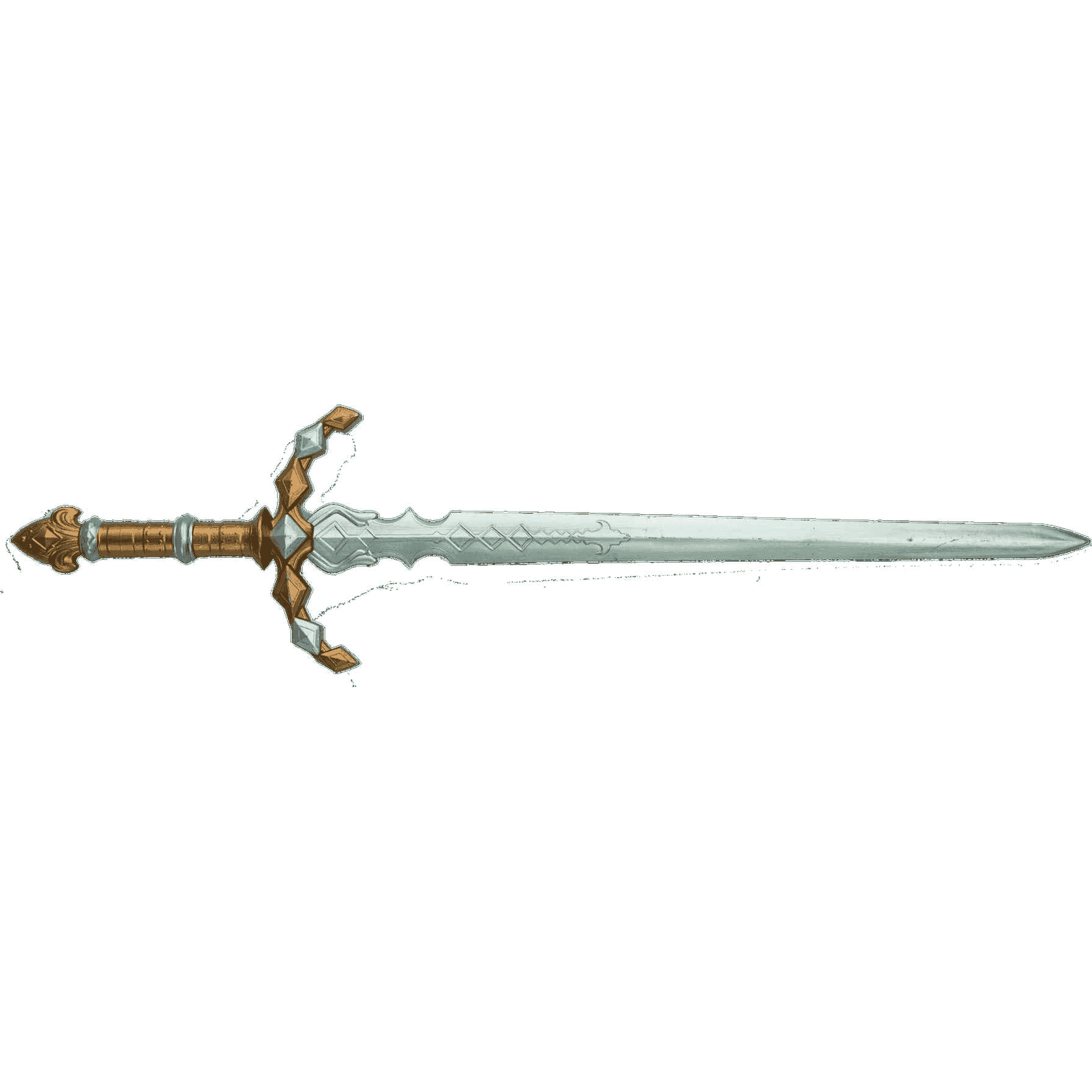 Espada medieval 81 cm Complemento de disfraz