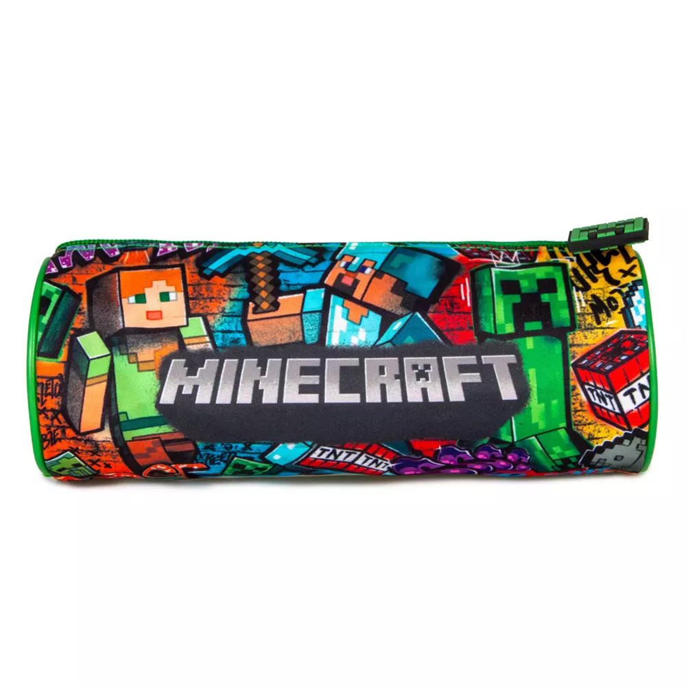 Estuche redondo Minecraft