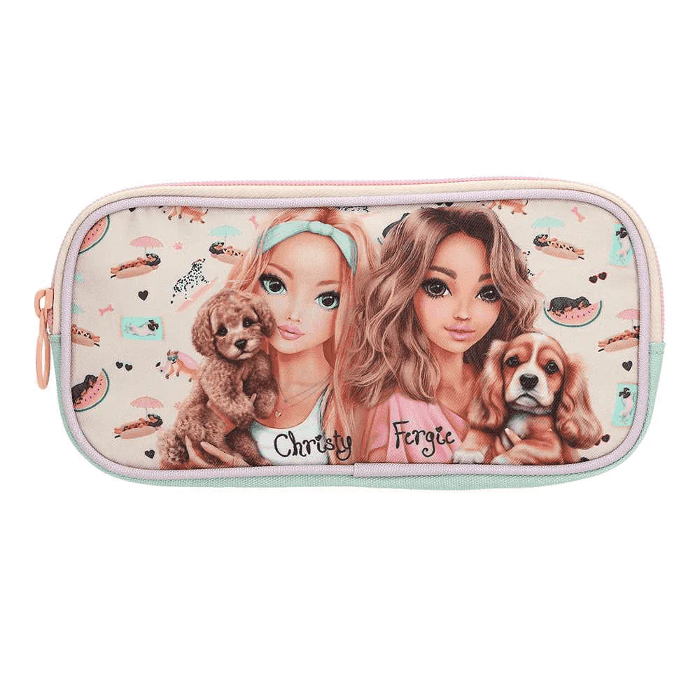 Estuche TopModel Sunny Dog triple compartimento – Estuche escolar infantil con cremallera - Image 2