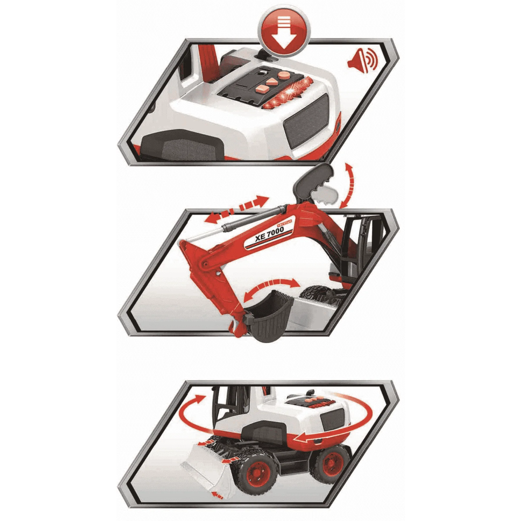 Excavator Motor Planet Juguete Infantil - Image 3