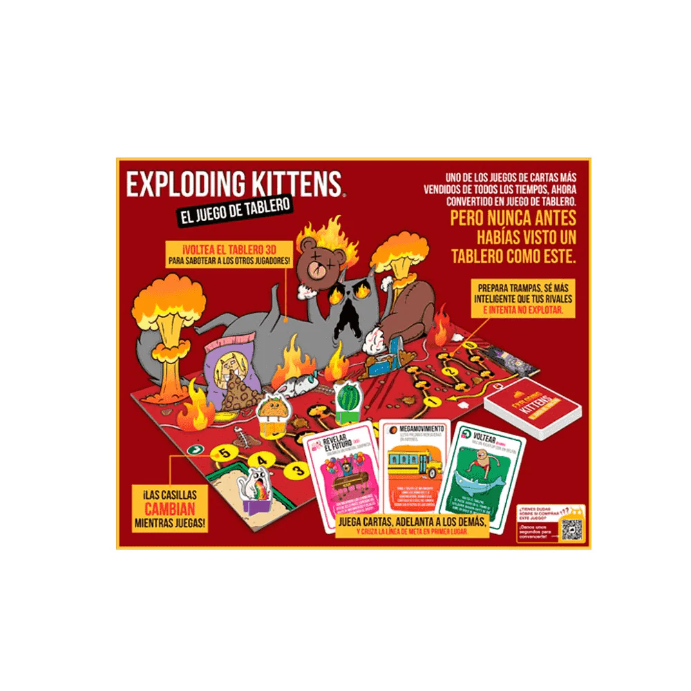 Exploding Kittens: El Juego de Tablero – Diversión Explosiva en 3D - Image 3