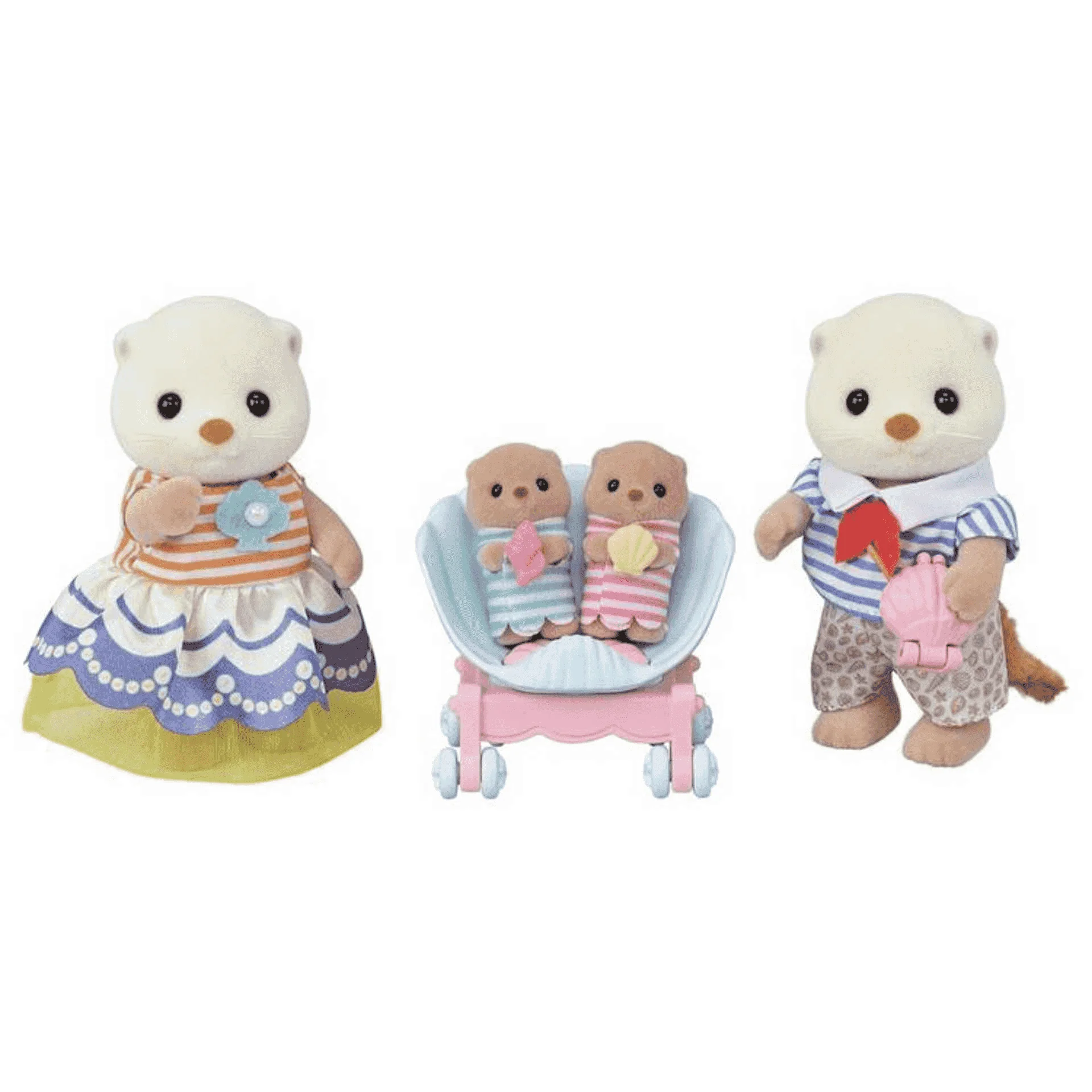 Familia Nutria Marina Sylvanian