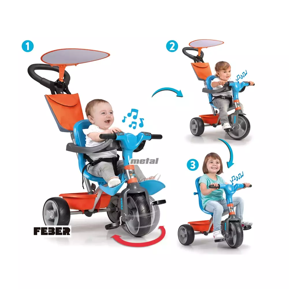 Feber Baby Plus Music – Triciclo evolutivo musical - Image 3