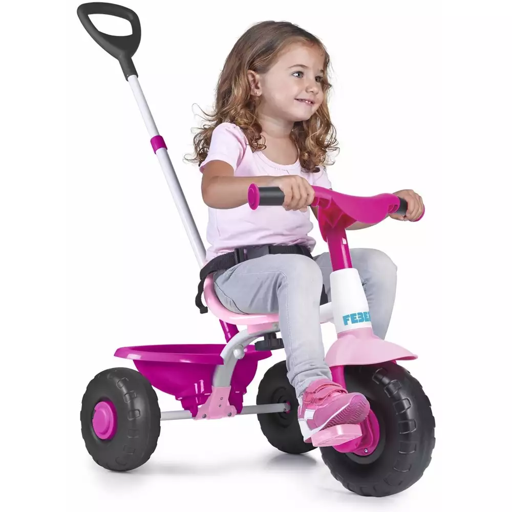 Feber Baby Trike Rosa – Triciclo 2 en 1