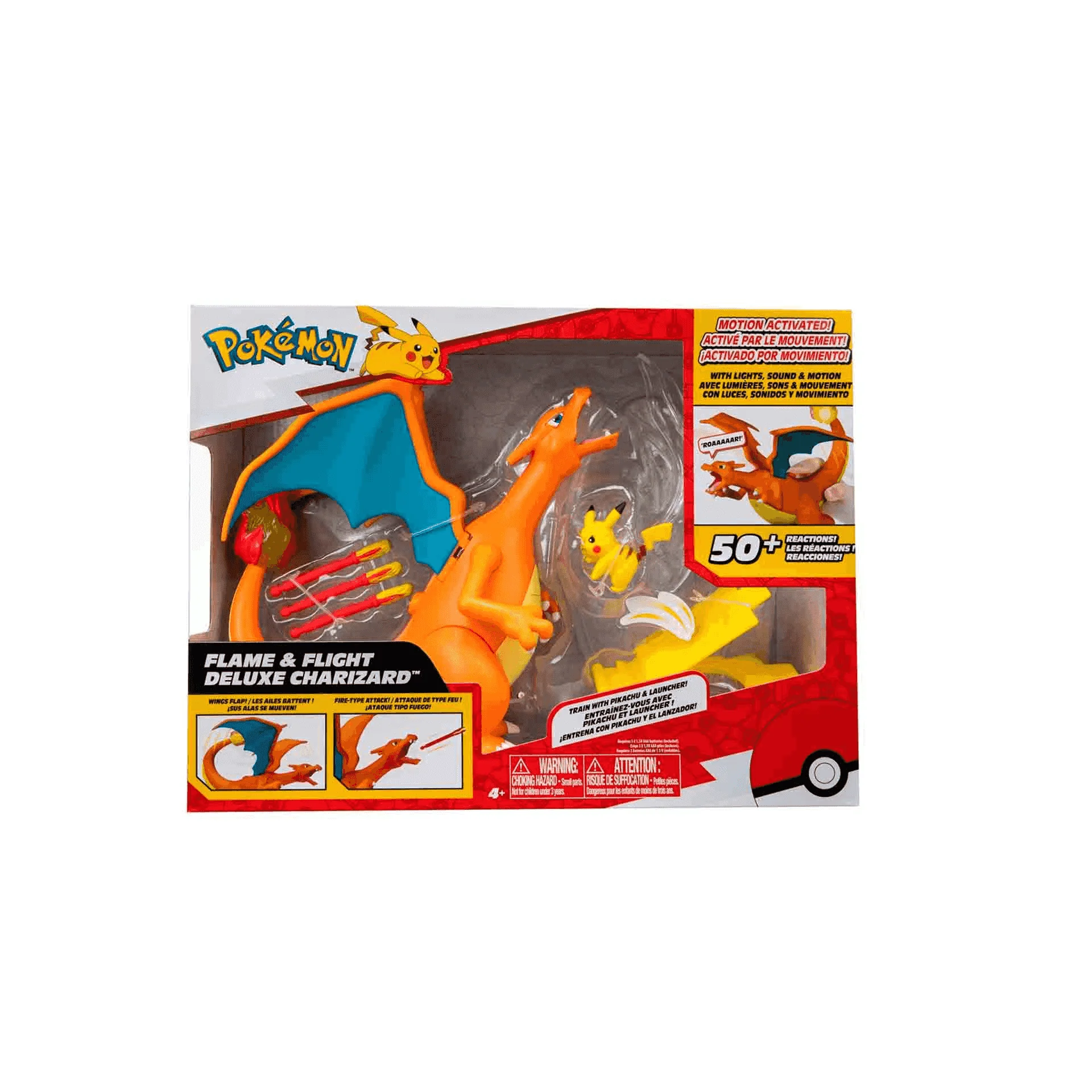 Figura Charizard Electrónico Vs. Pikachu Pokémon