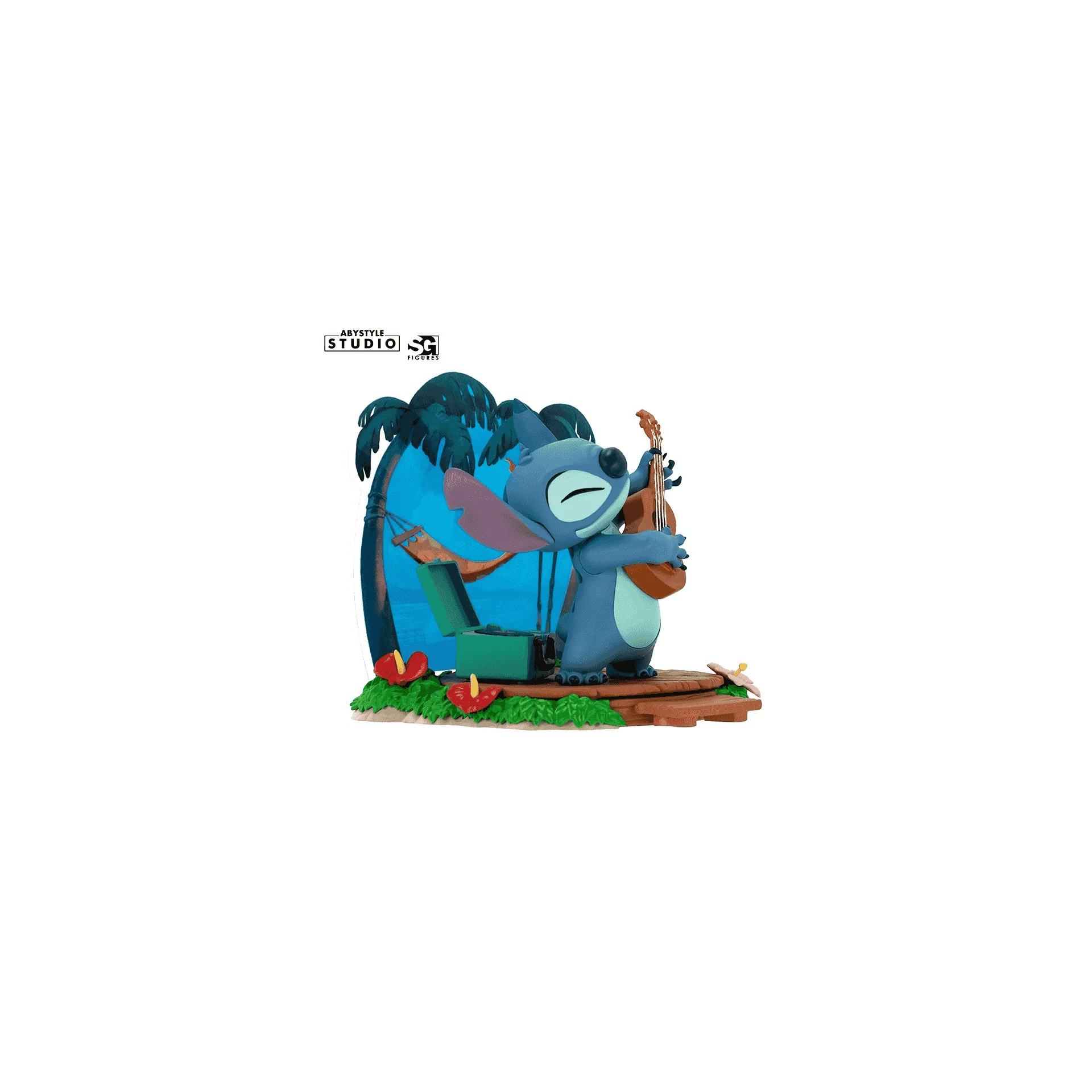 Figura de Stitch con Guitarra – ¡El Extraterrestre Rockero de Disney! - Image 3