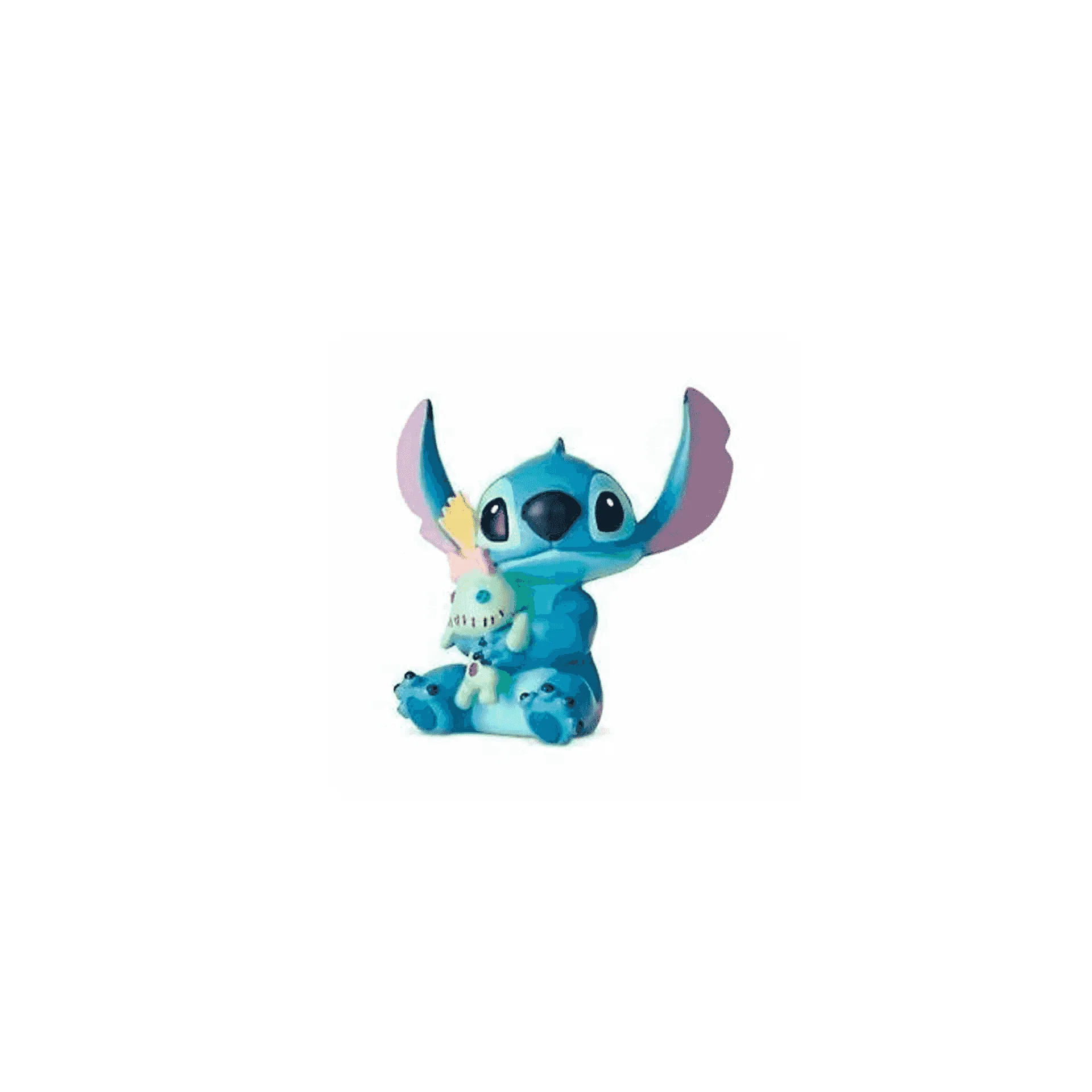 Figura Decorativa De Stitch Con Su Muñeco