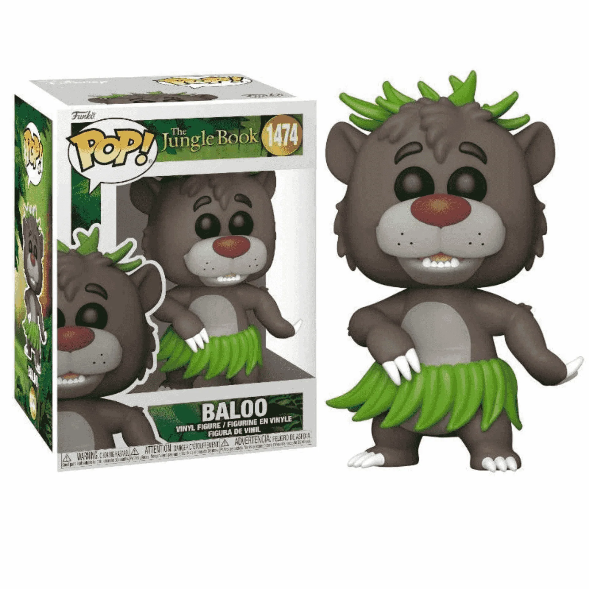 Figura Funko Pop Disney Baloo Coleccionable - Serie 2 - Vinilo de Alta Calidad - Ideal para Fans de