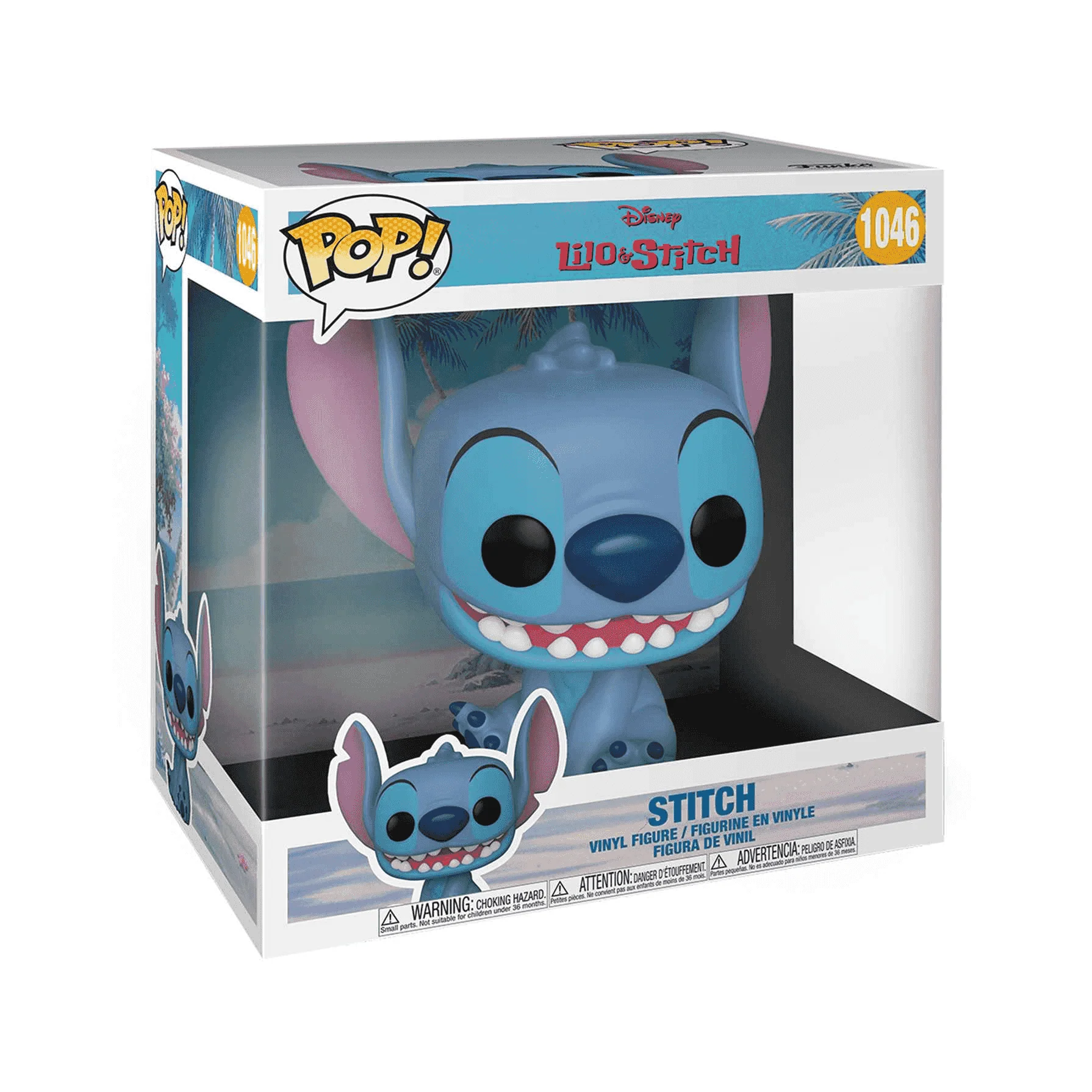 Figura Funko Pop Jumbo Lilo & Stitch Stitch: Ideal para fans y coleccionistas. - Image 2
