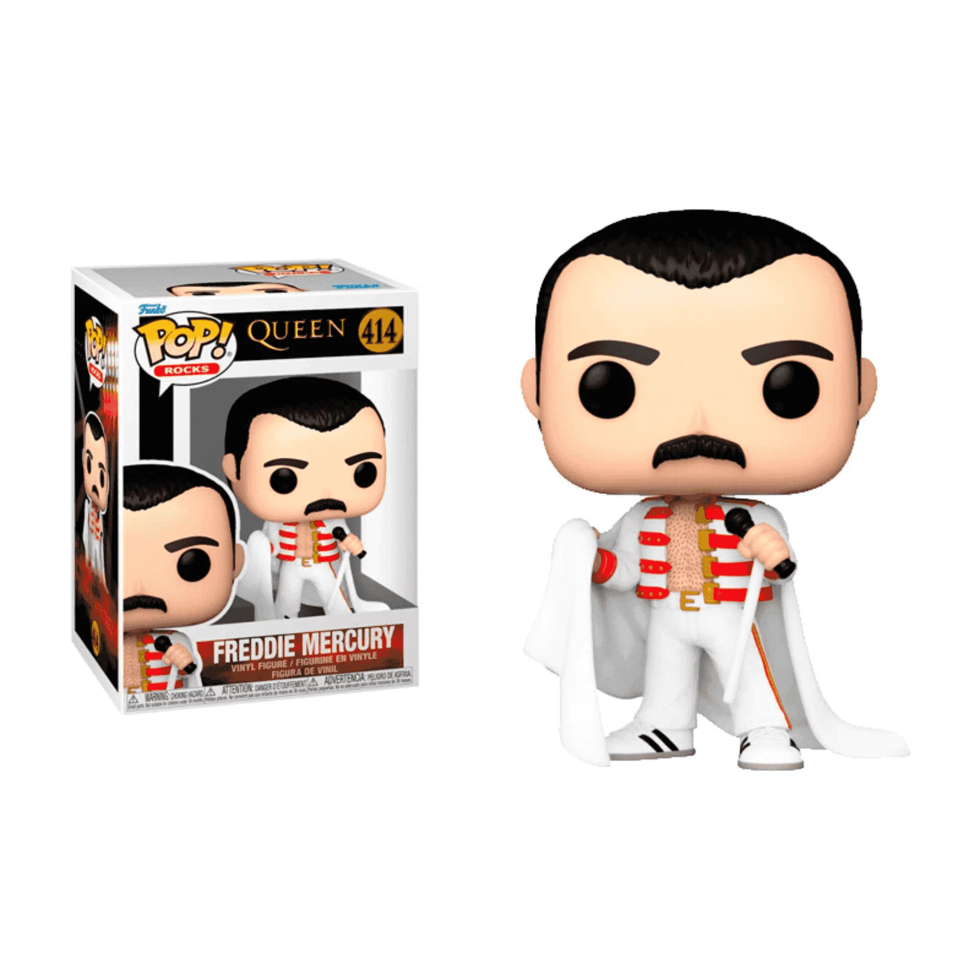 Figura Funko Pop Rocks: Queen Freddie Mercury - ¡Ideal para fans de la música!
