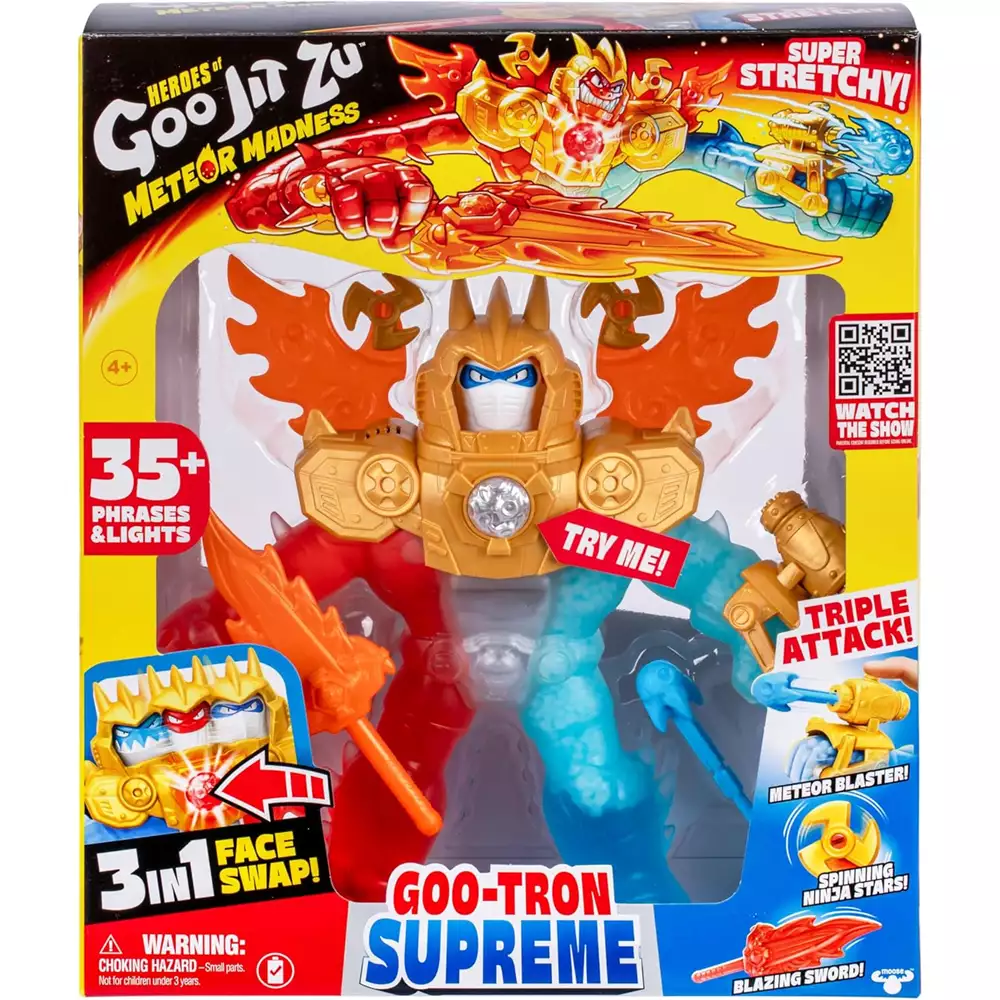 Figura Goo Jit Zu Gootron Supremo con luz y sonido - Image 2
