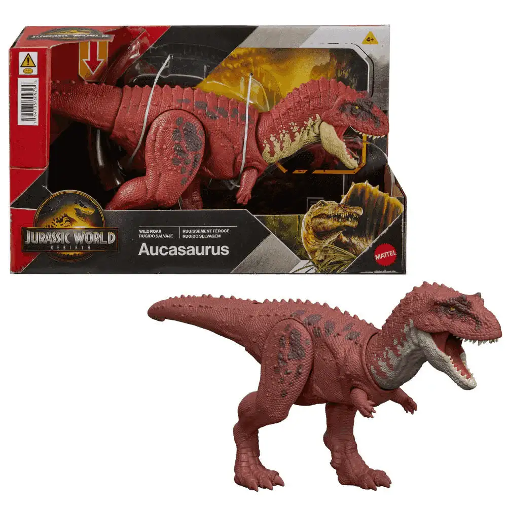 Figura Jurassic World Wild Roar Aucasaurio